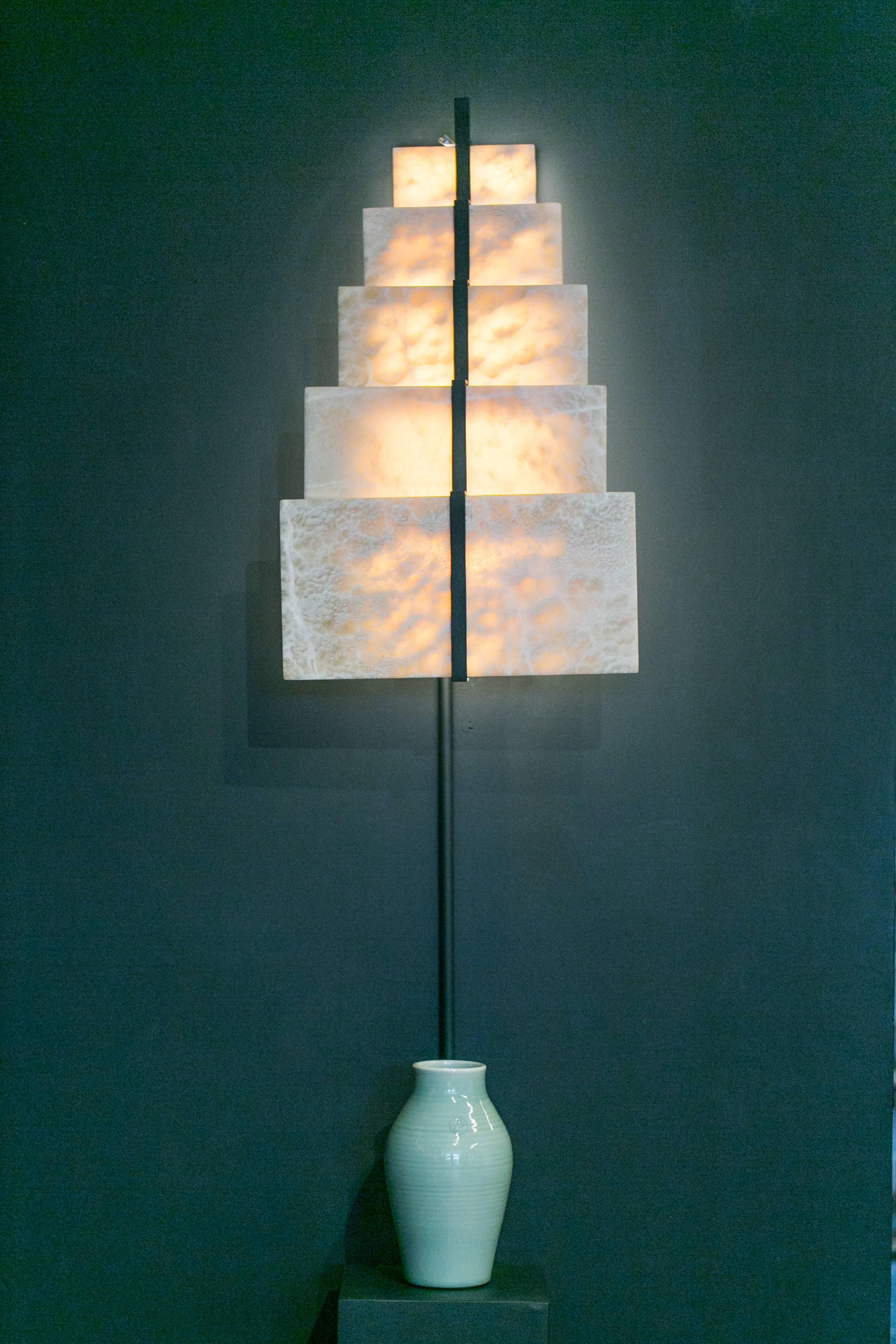 Marble Lamp 52nd Wall Sconce by Thierry Dreyfus For Sale