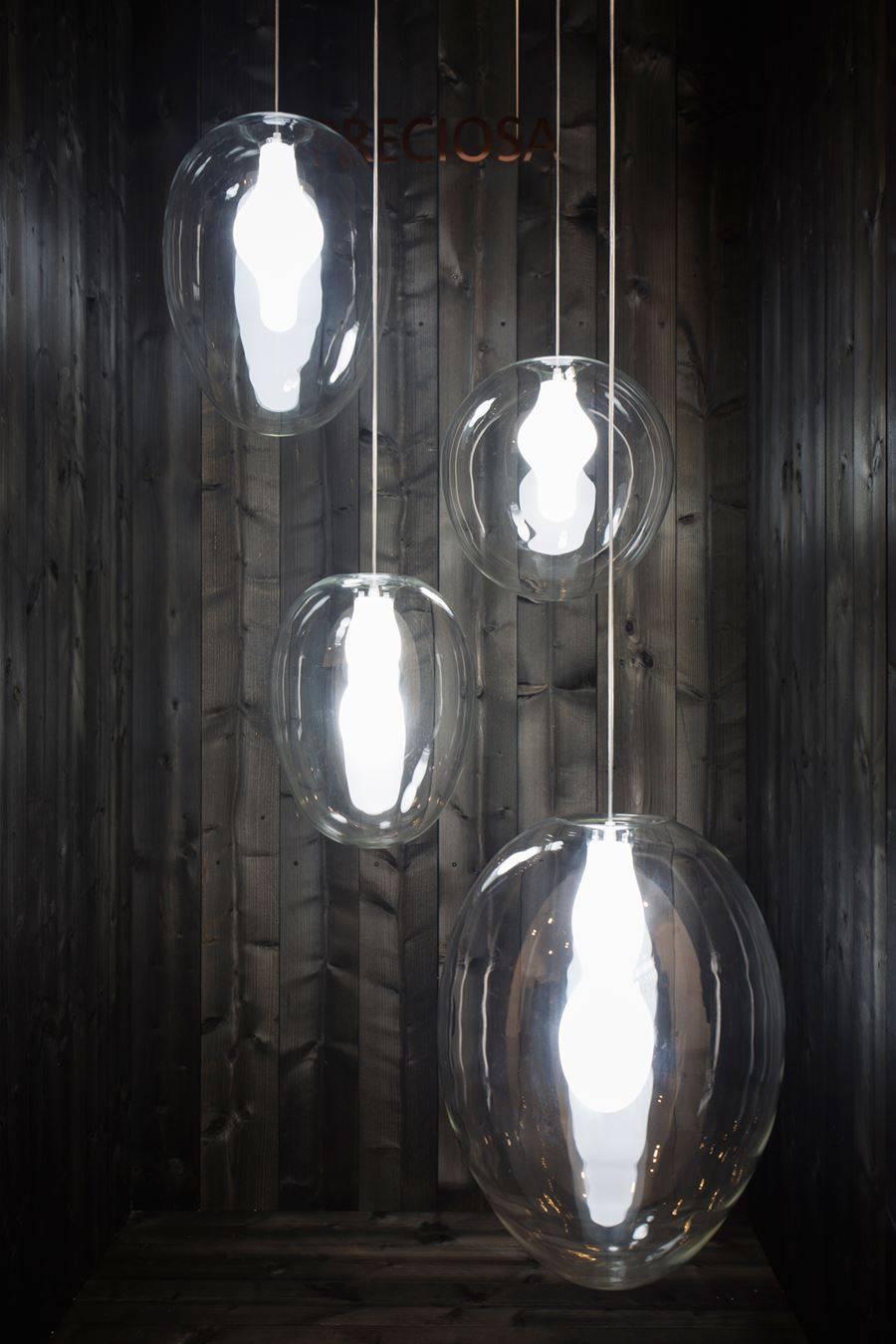 mouth blown glass pendant lights