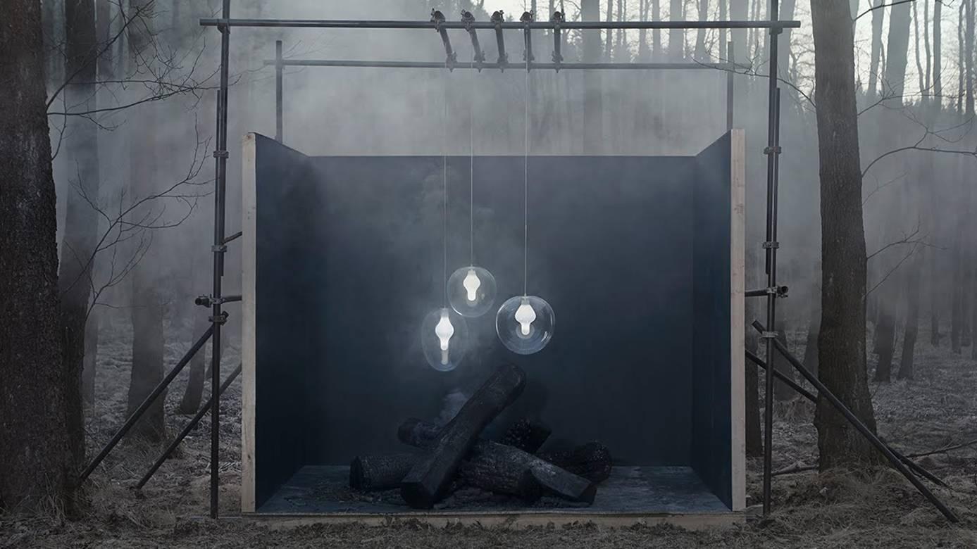 Frosted Preciosa Soul Pendant Lights by Eva Eisler, Glass Mouth-Blown in Czech Republic For Sale