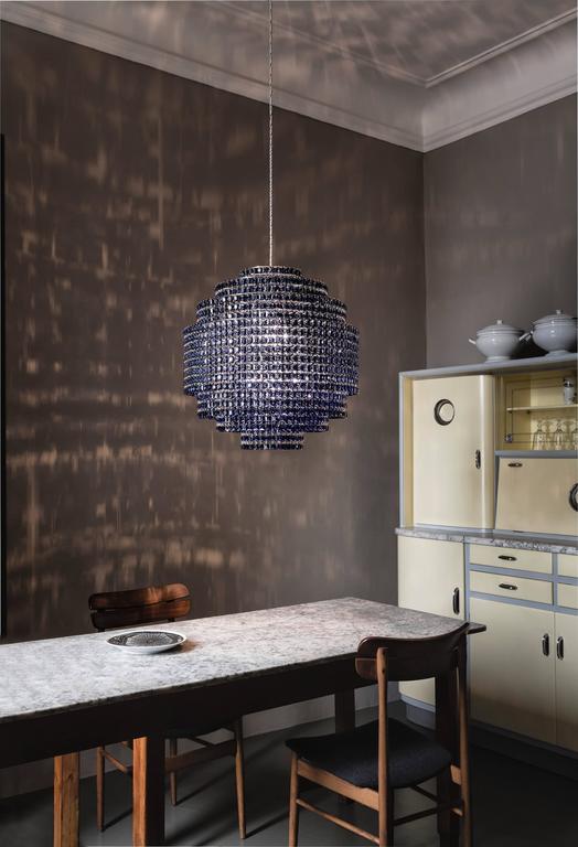 Lolli e Memmoli Phebo Ceiling Light Hand-Crafted Crystal ...