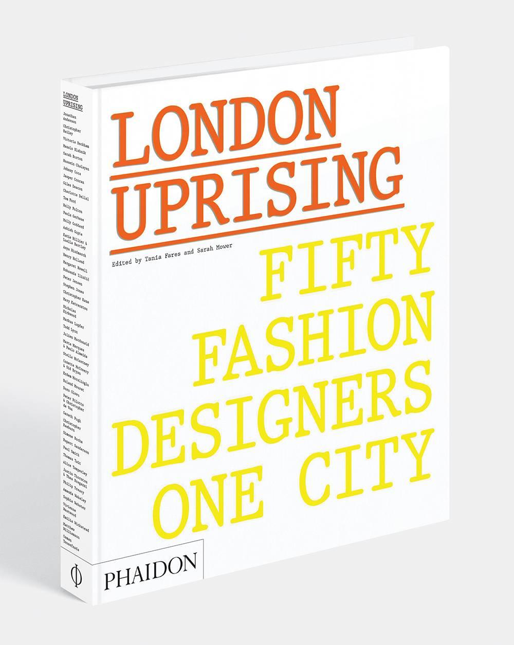 London Uprising-Fifty Fashion Designers, Ein Stadtbuch (Papier) im Angebot