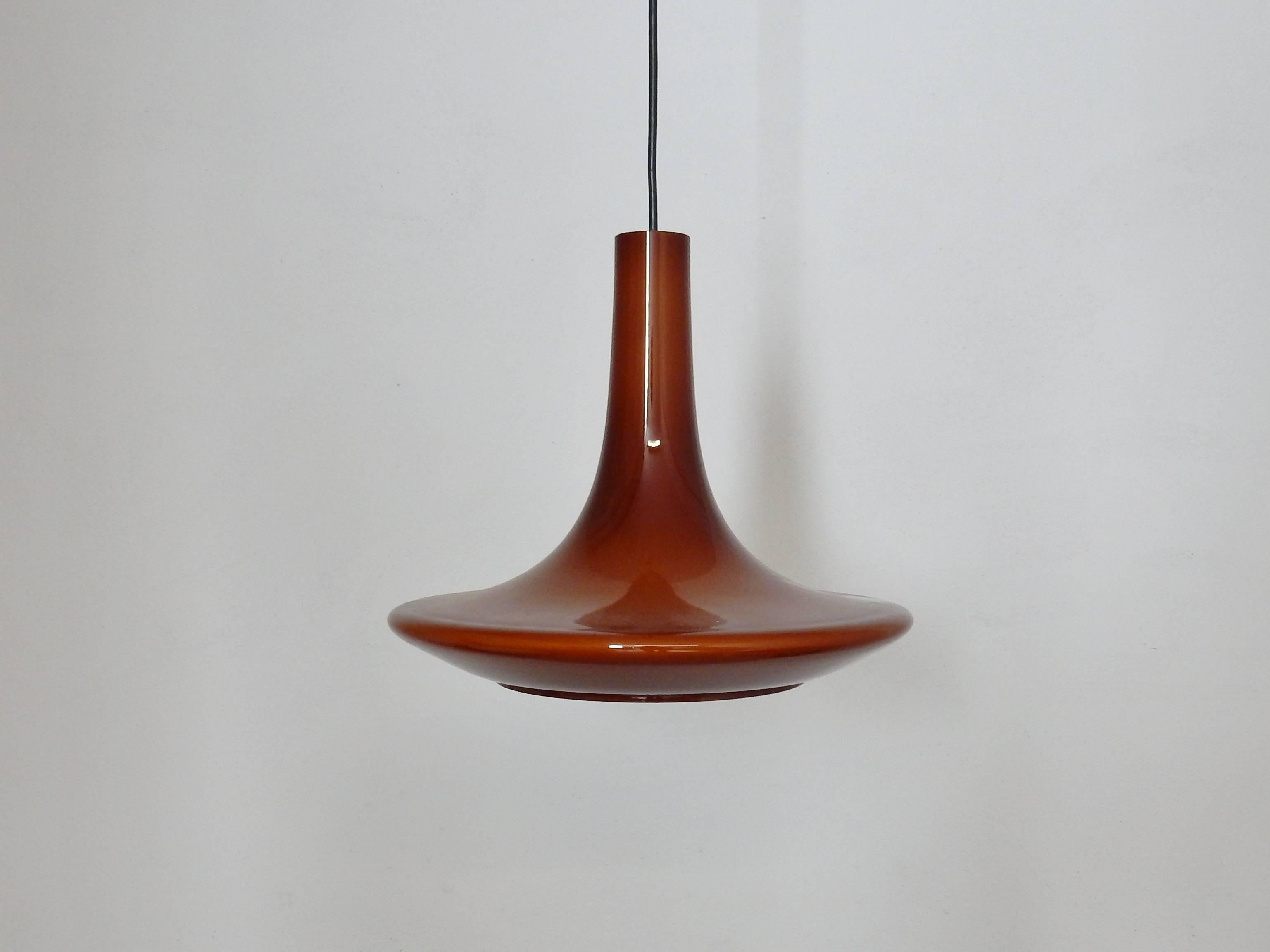 Mid-20th Century Glass Pendant by Peil and Putzler, 1960s, Germany