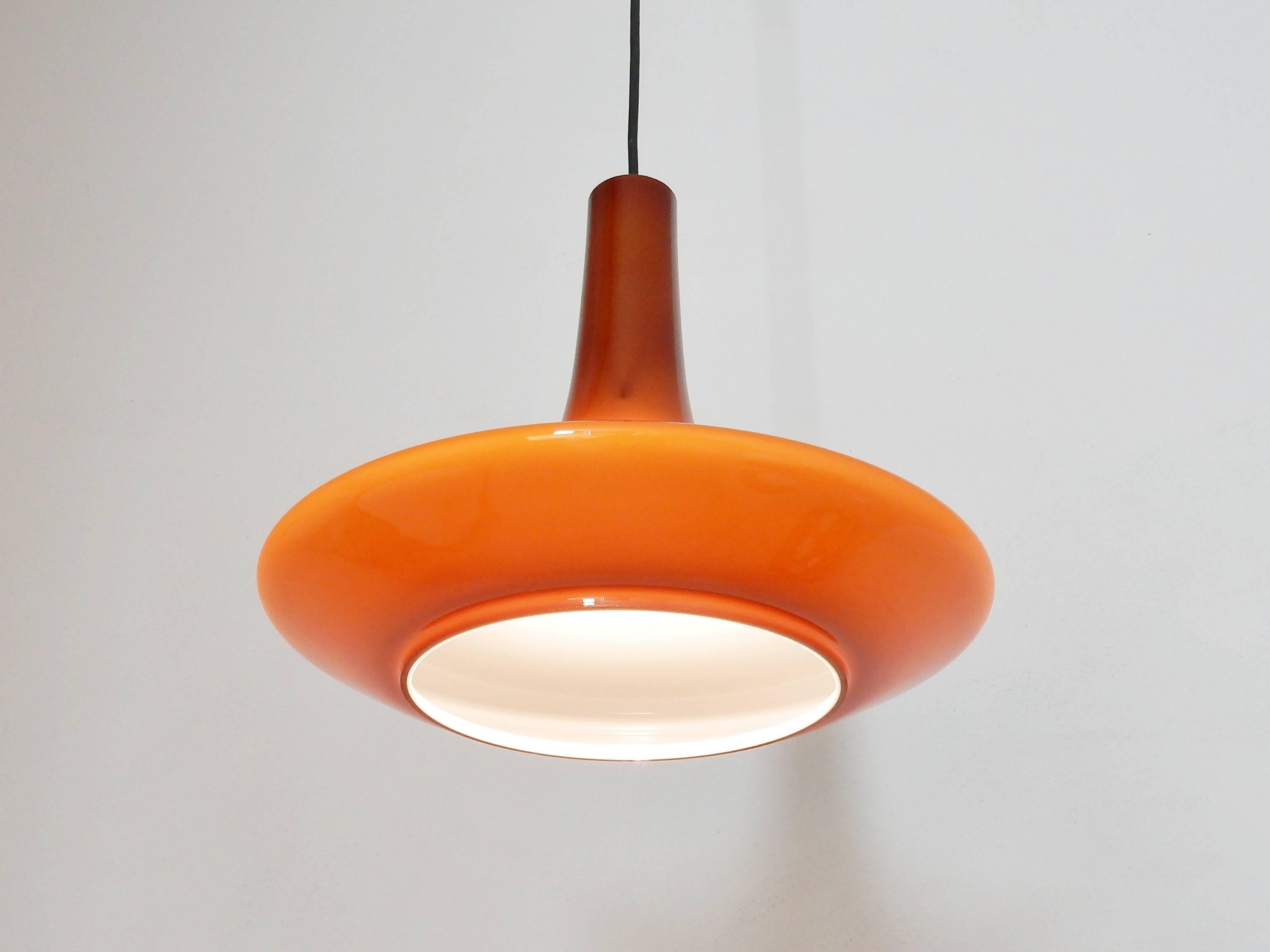 Mid-Century Modern Glass Pendant by Peil and Putzler, 1960s, Germany