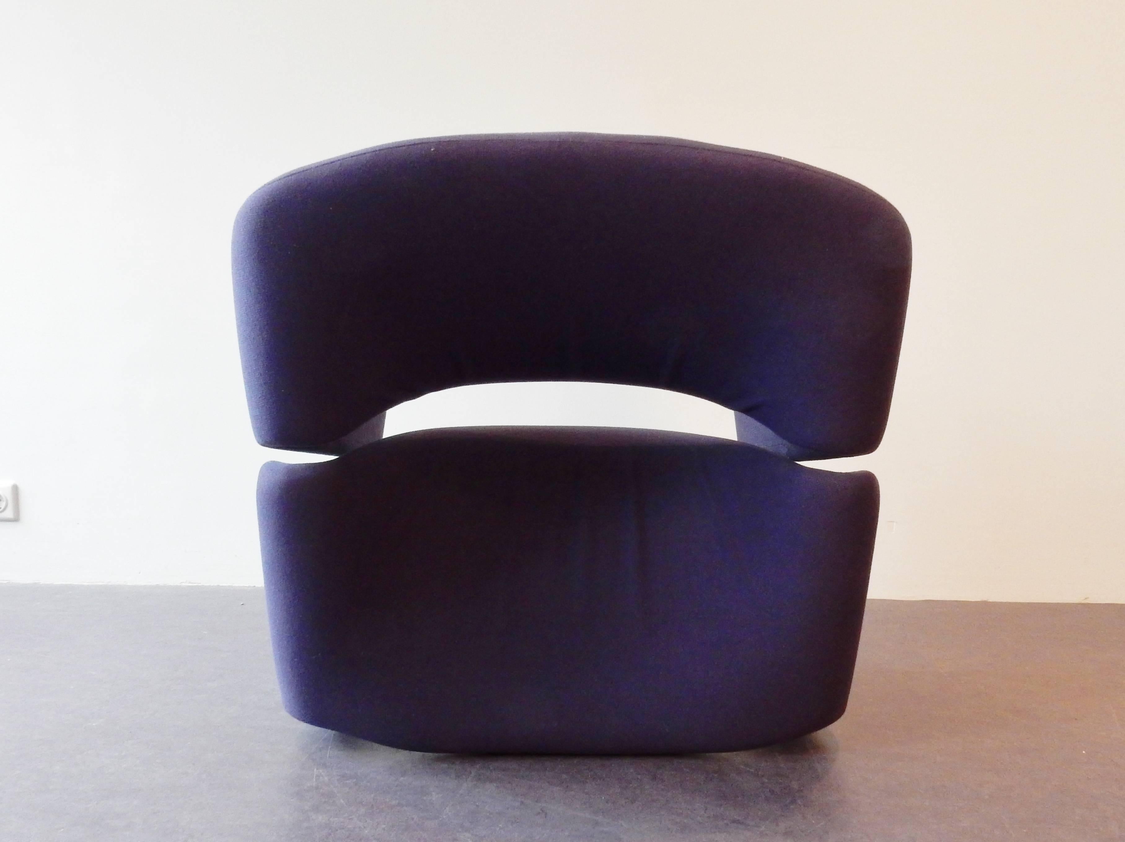 Model 580 Lounge Chair by Pierre Paulin for Artifort, Netherlands, 1960s In Good Condition In Steenwijk, NL