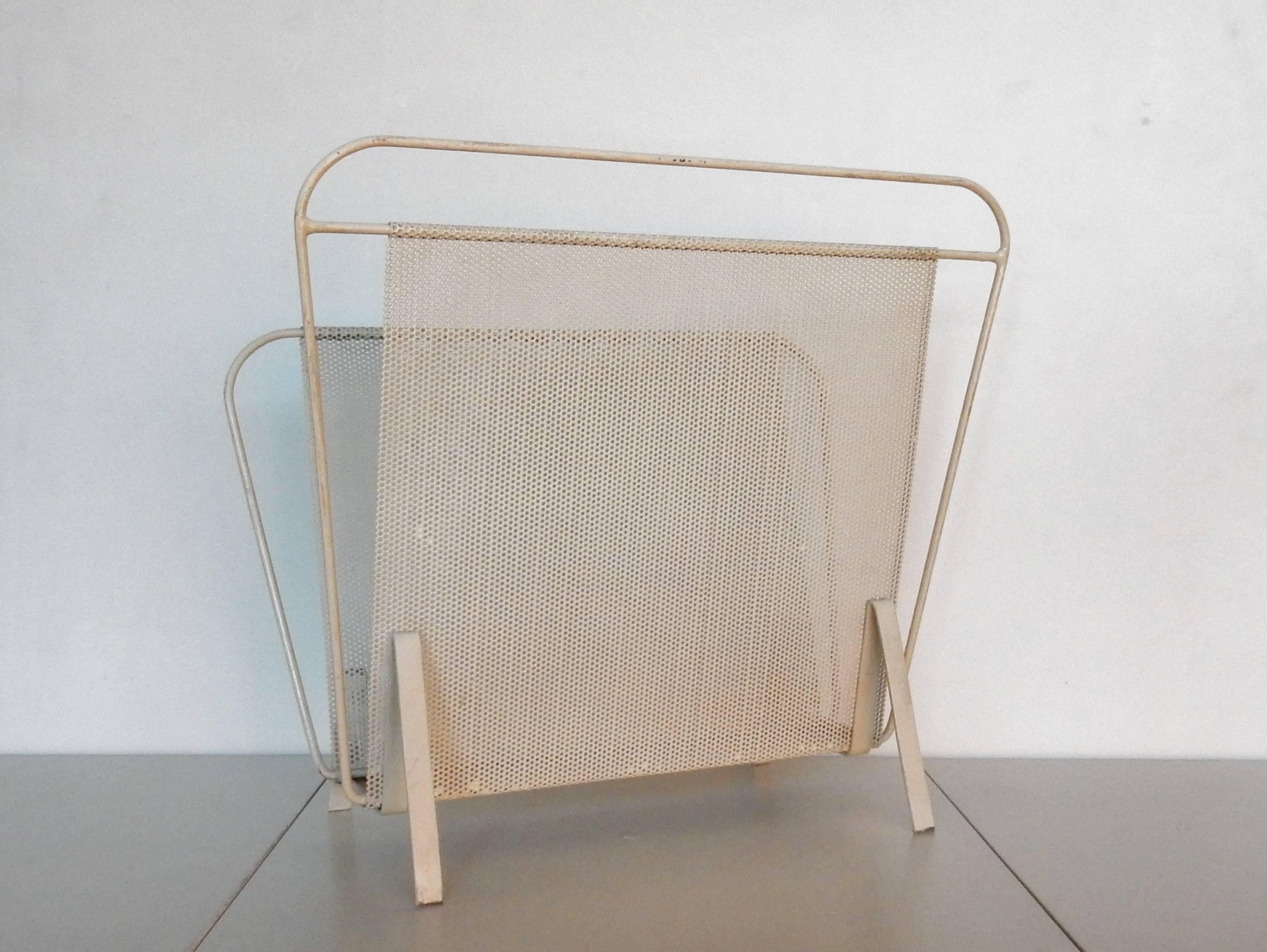 Dutch 1950s Magazine Rack by Mathieu Matégot and/or Floris Fiedeldij for Artimeta