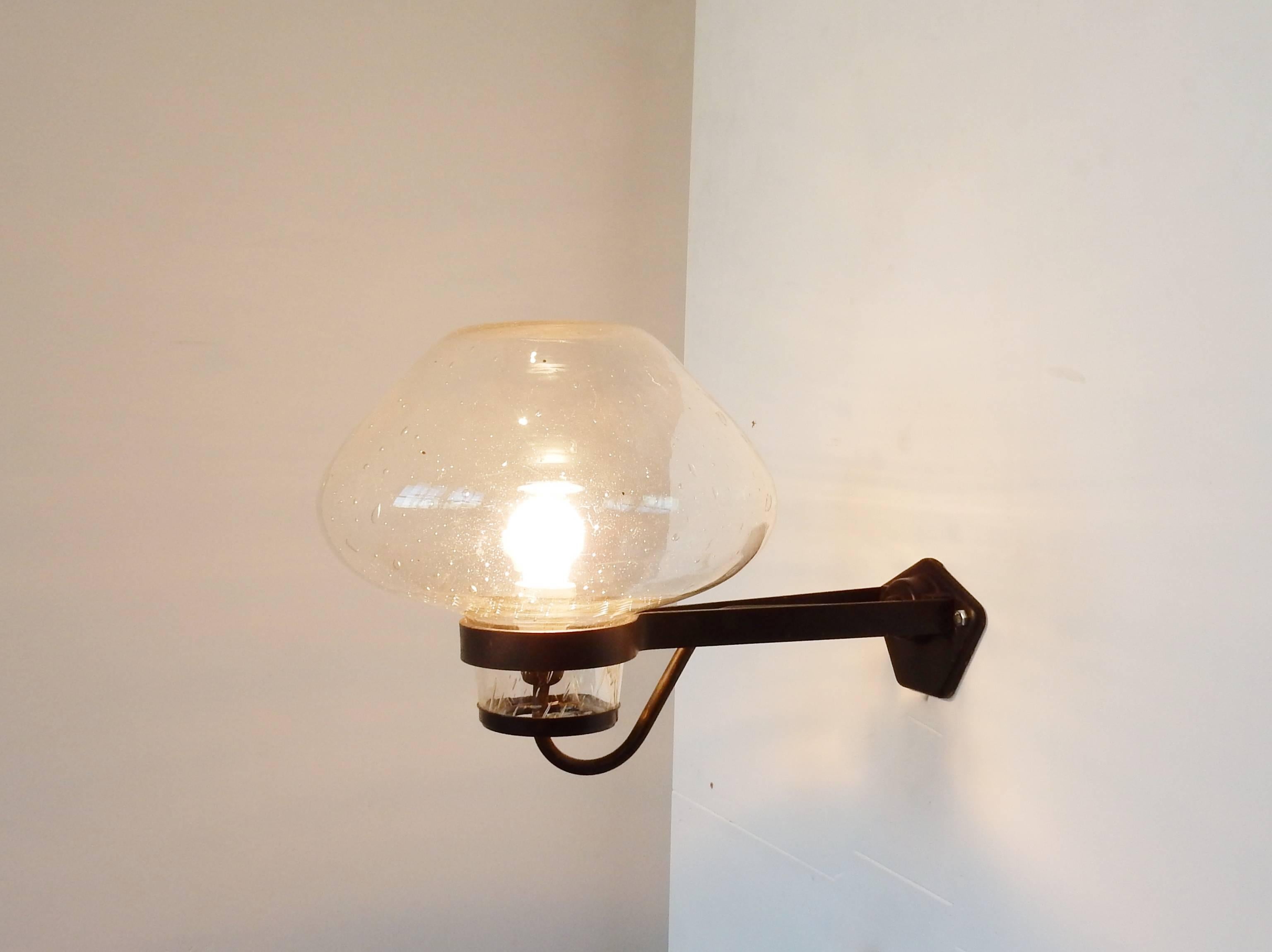 Swedish Rare Large Size Wall Lamp by Gunnar Asplund for ASEA, Sweden, 1950s