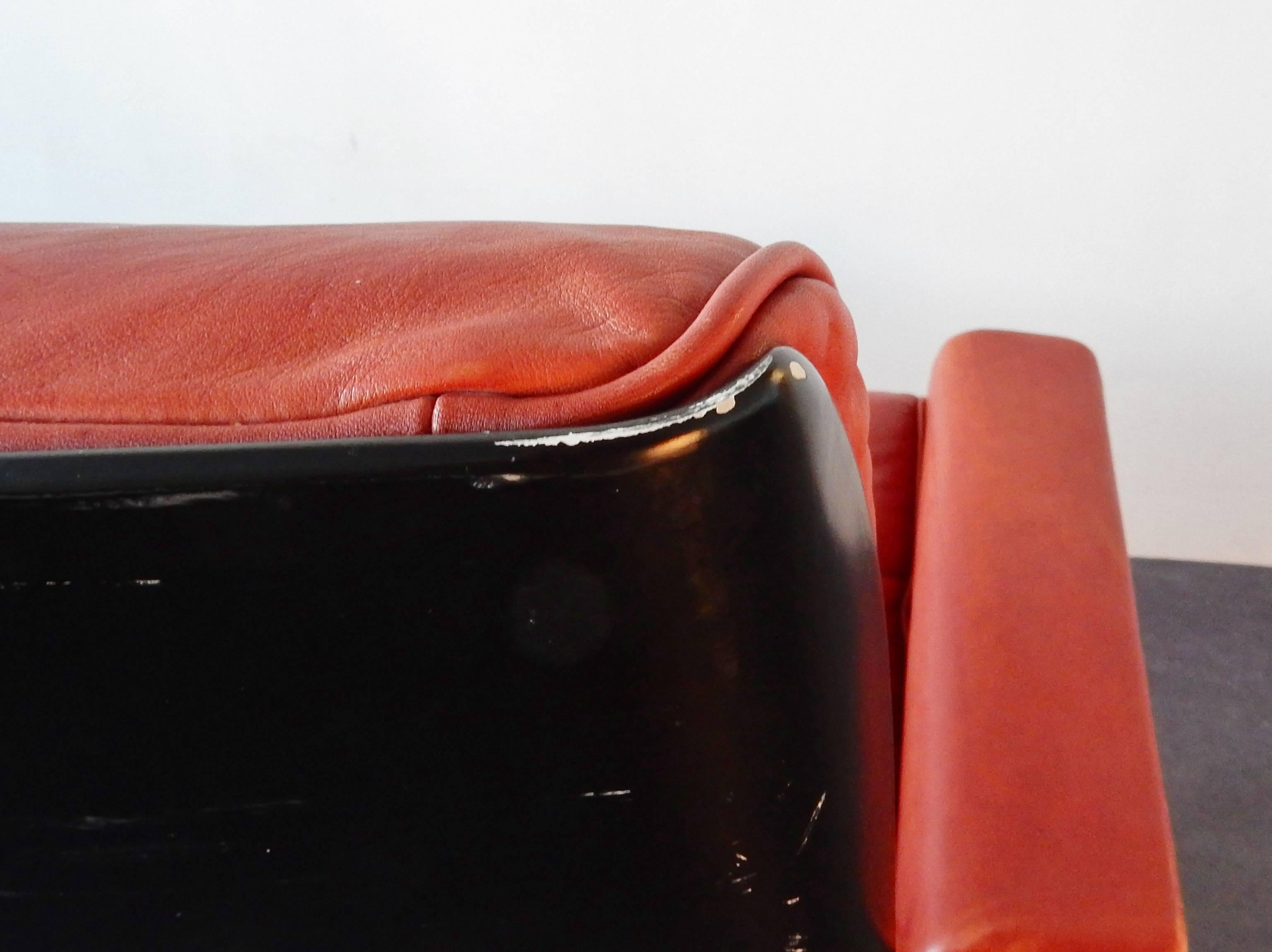 Leather '620 Program' Swivel Chair by Dieter Rams for Vitsoe, Germany, 1966