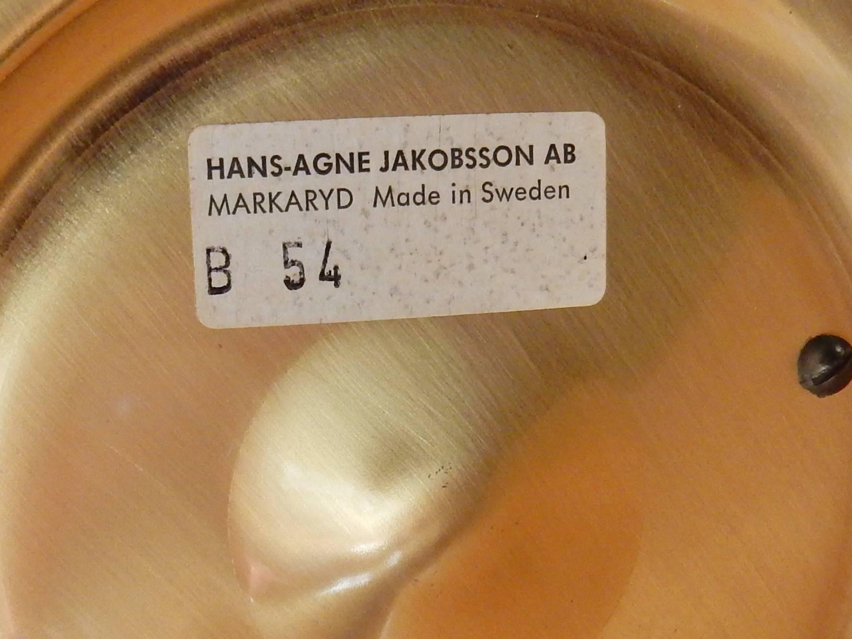 Lampe de bureau modèle 'B 54' de Hans-Agne Jakobsson pour Markaryd Bon état - En vente à Steenwijk, NL