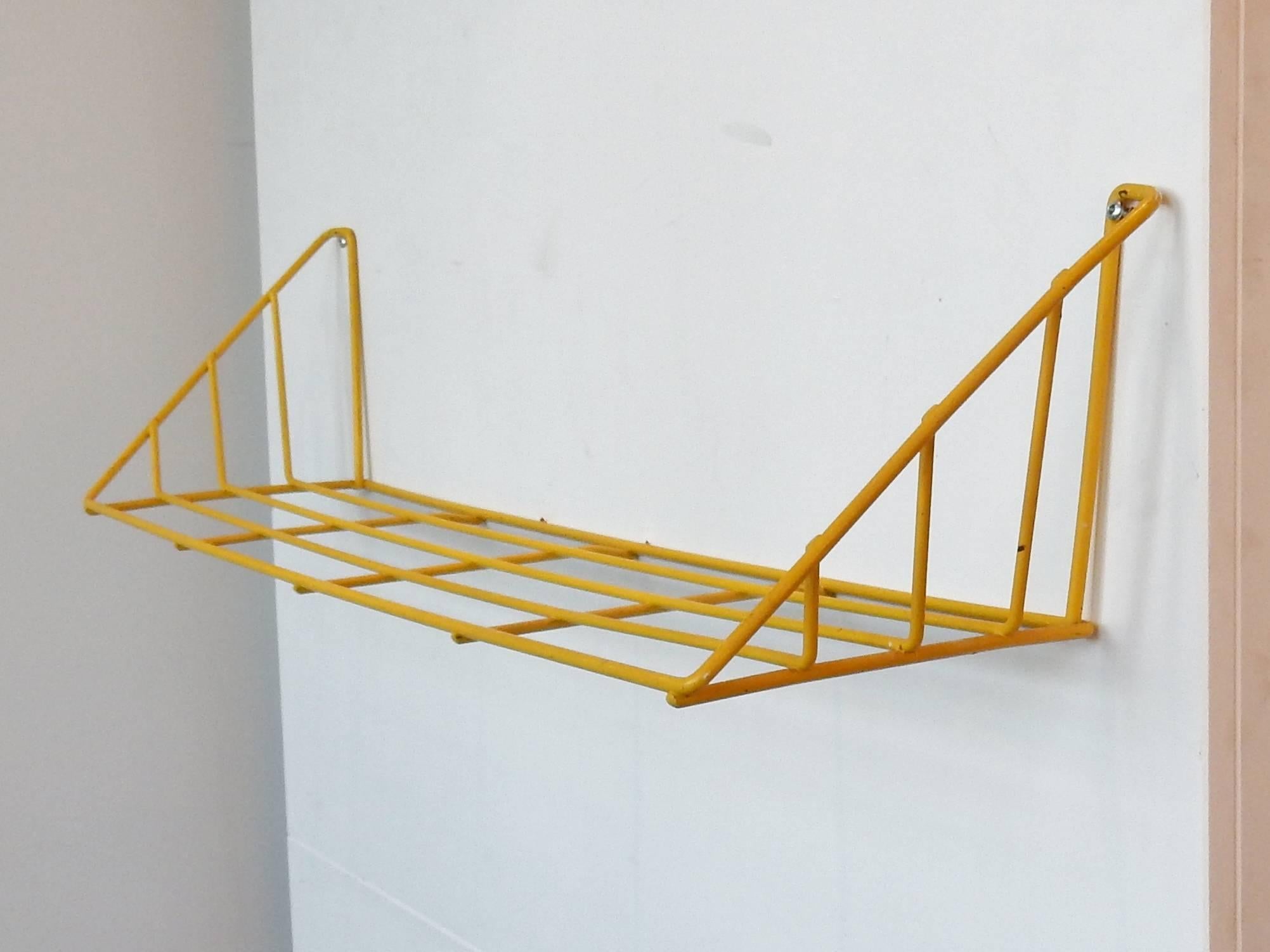 Metal Highly Rare Set of Two 'Delft' Wall Shelves by Cobra Artist Constant Nieuwenhuys