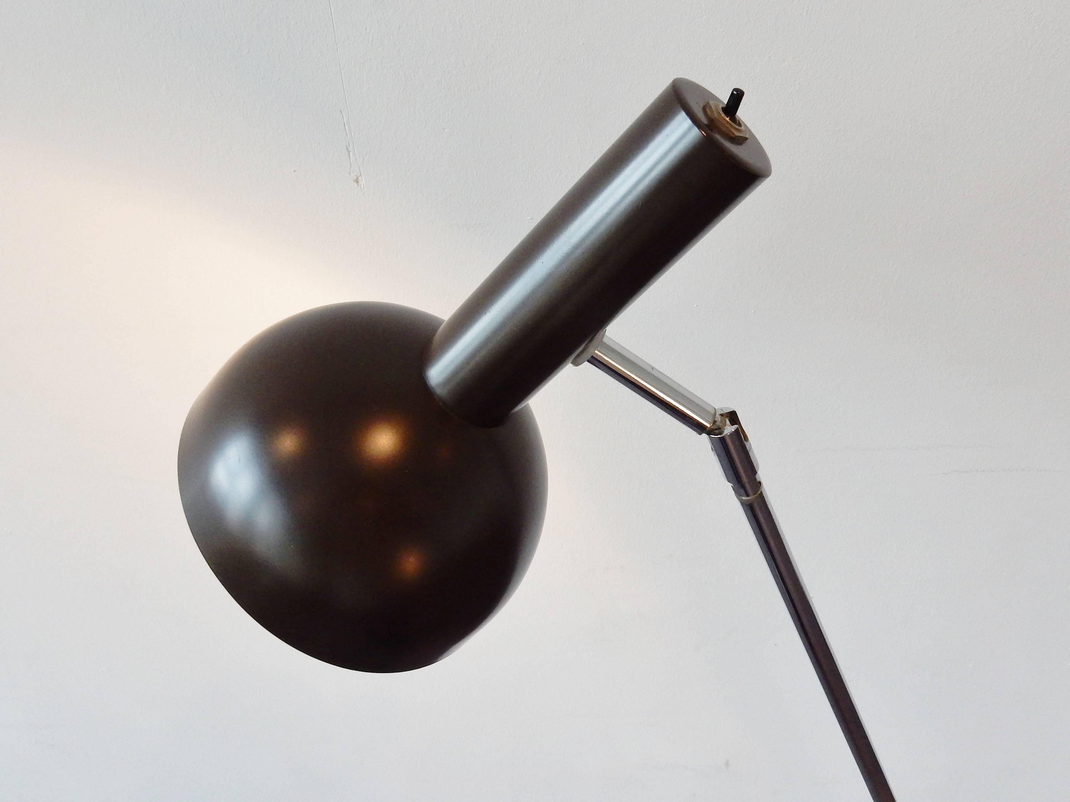Late 20th Century Floorlamp in Excellent Condition. H. Busquet for Hala Zeist, Netherlands, 1970s