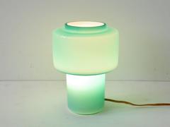 Lampada da tavolo in vetro di Uno & Östen Kristiansson per Luxus Vittsjö, Svezia, anni '70