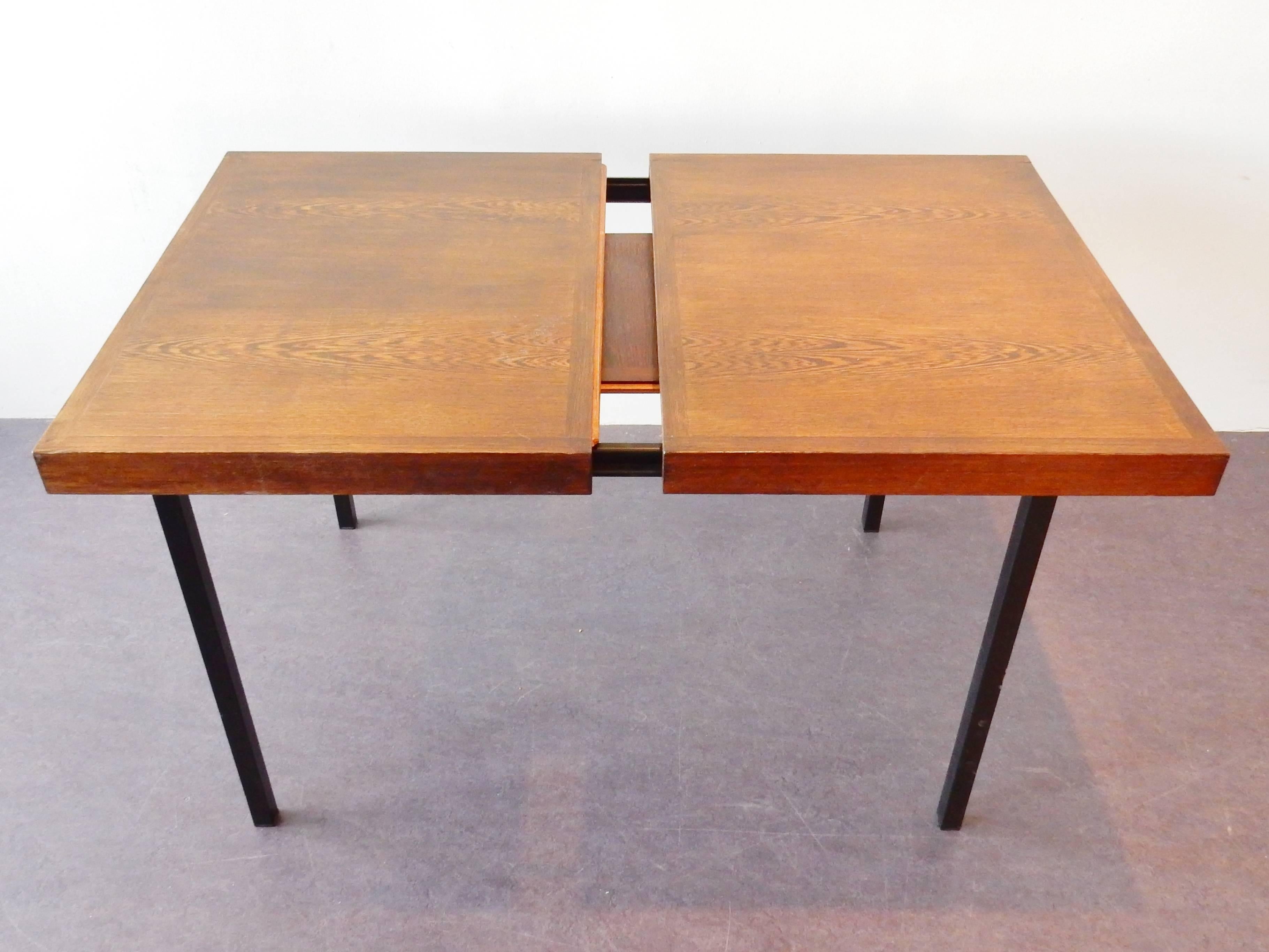 Mid-20th Century Wengé Top Model 'Weert' Dining/Kitchen Table by Martin Visser for 't Spectrum