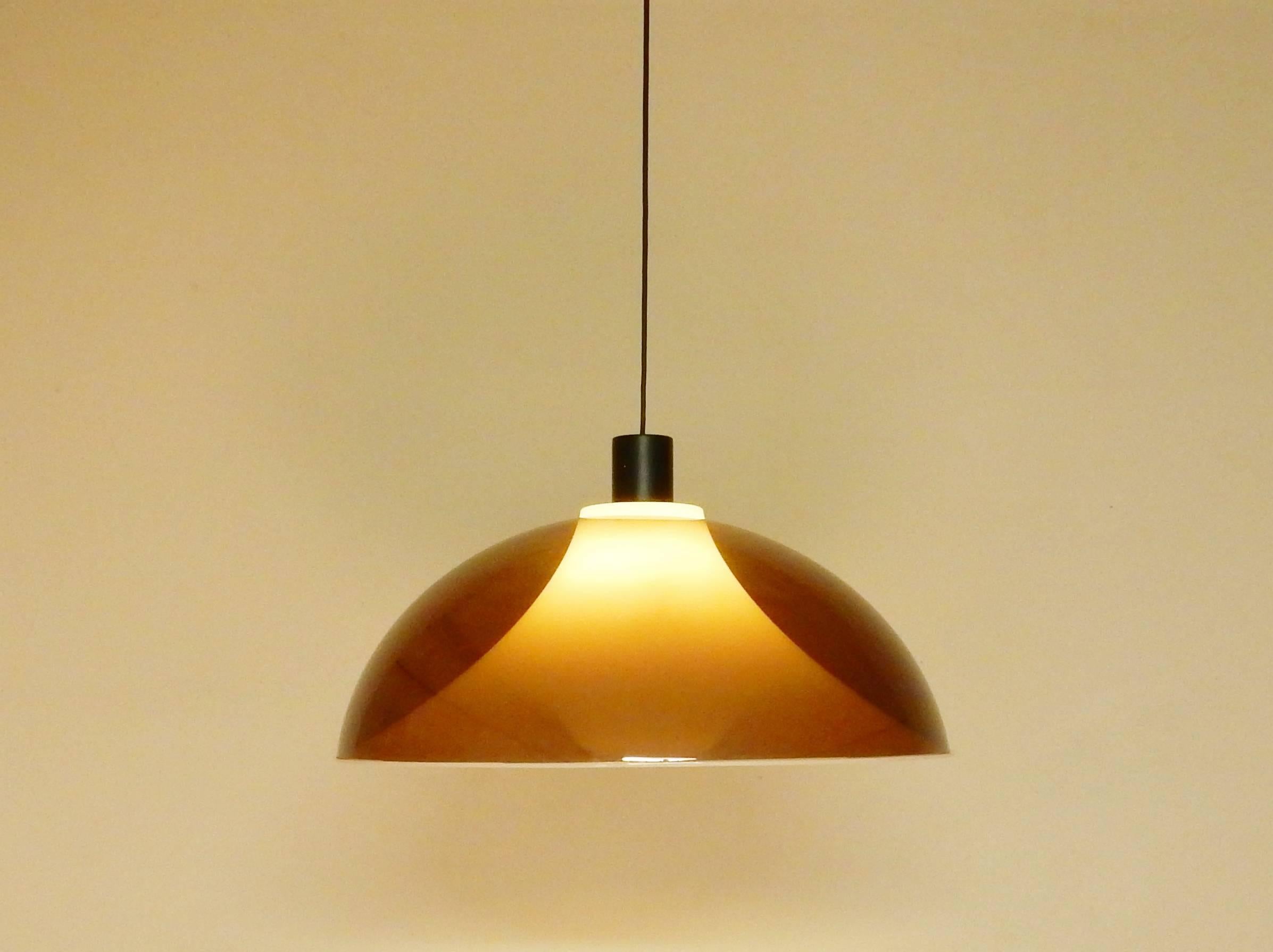 1960s Pendant Light, attributed to Gino Sarfatti for Arteluce, Italy (Moderne der Mitte des Jahrhunderts)