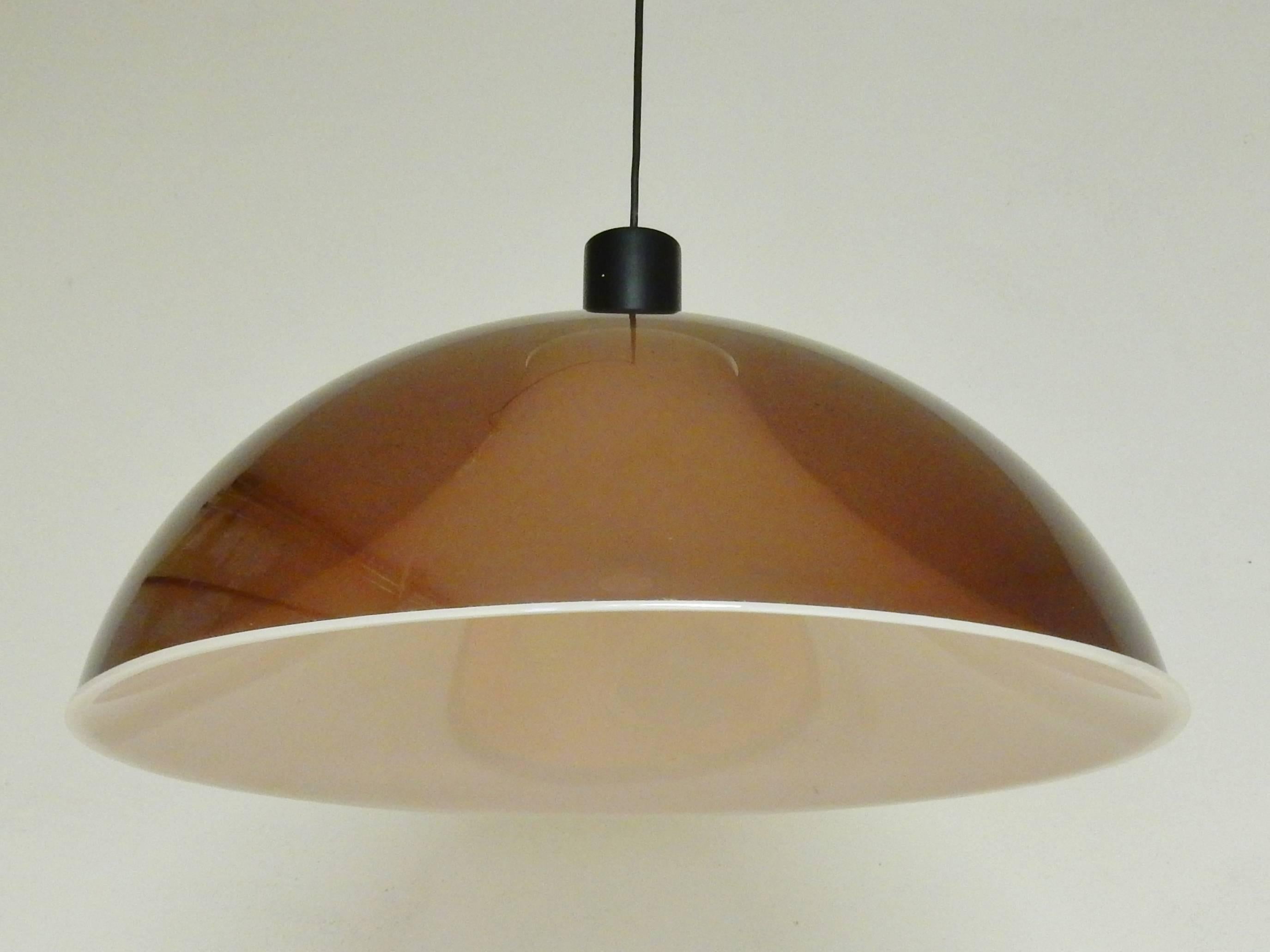 1960s Pendant Light, attributed to Gino Sarfatti for Arteluce, Italy (Italienisch)