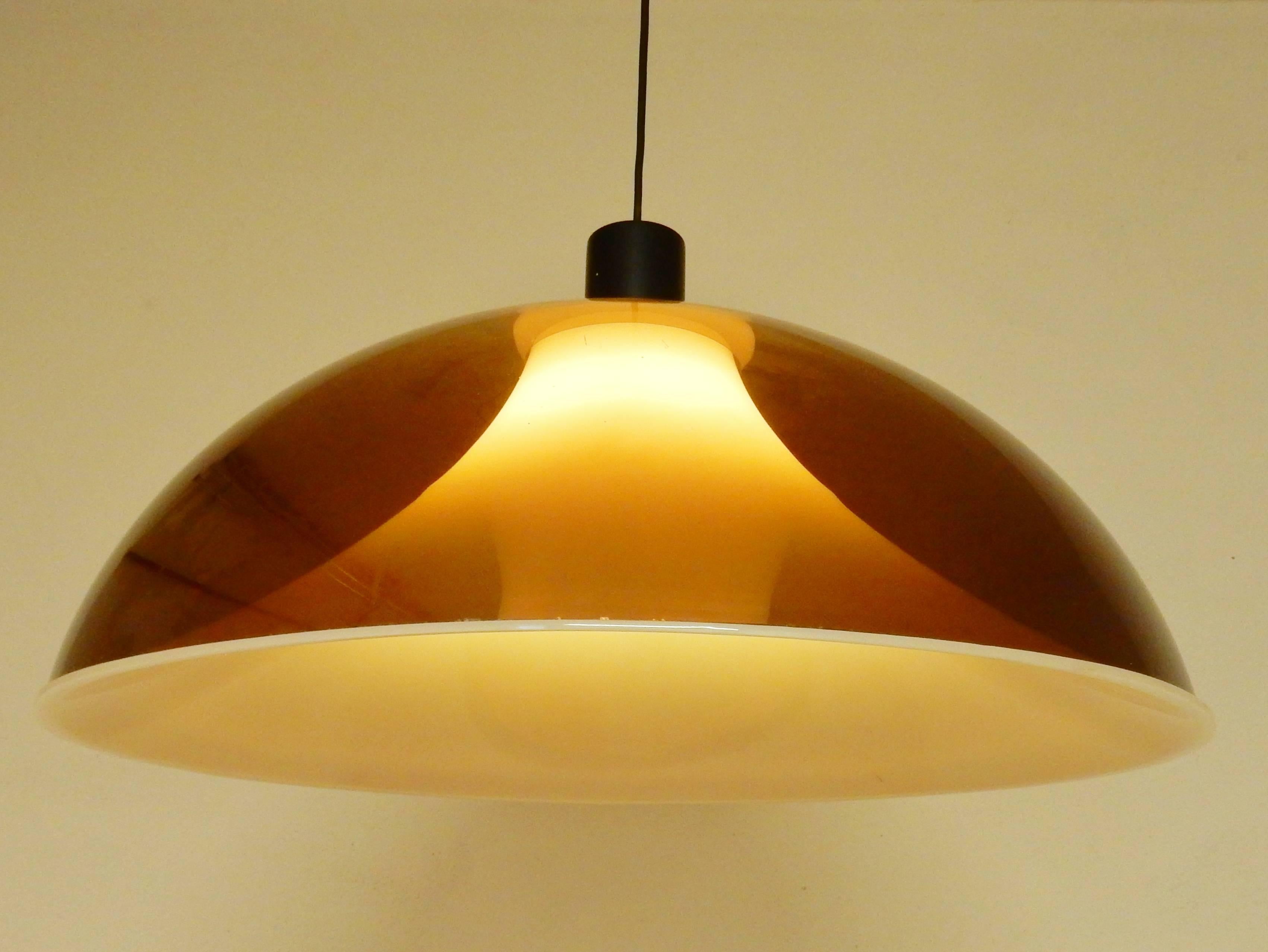 1960s Pendant Light, attributed to Gino Sarfatti for Arteluce, Italy 1
