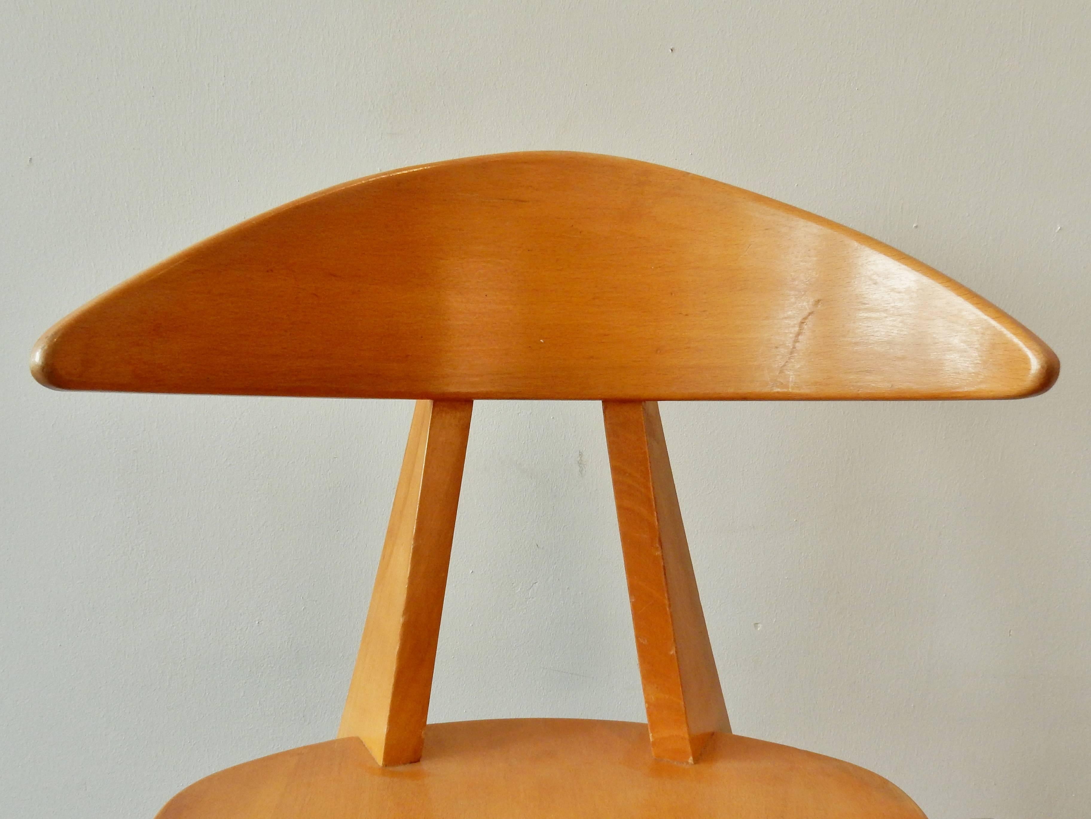 Model '360' Children Chair by Walter Papst for Wilkhahn, Germany, 1950s For Sale 1