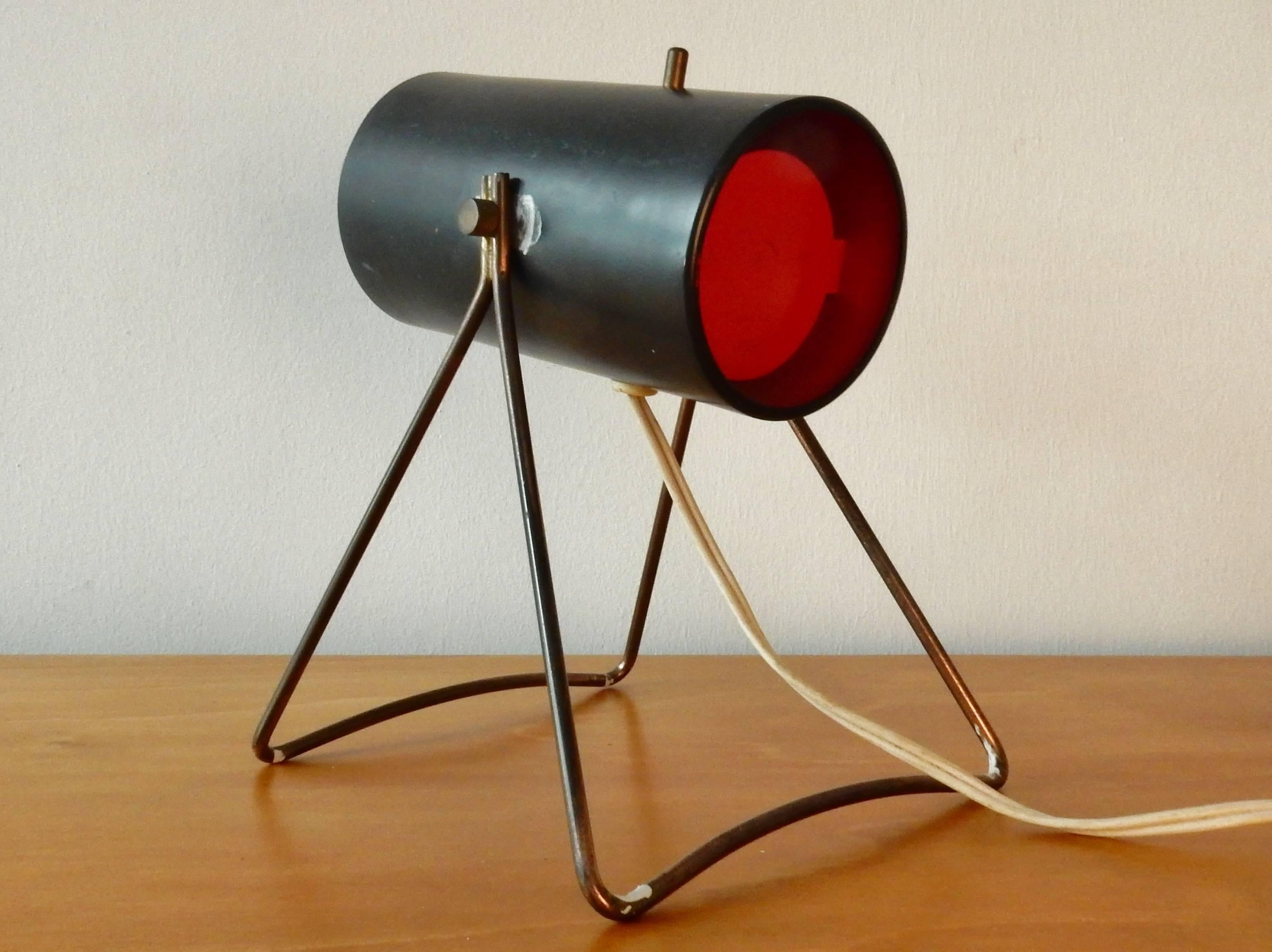 Mid-20th Century Set of Two Rare Table Lamps by Svend Aage Holm Sørensen for ASEA, Sweden, 1950s For Sale