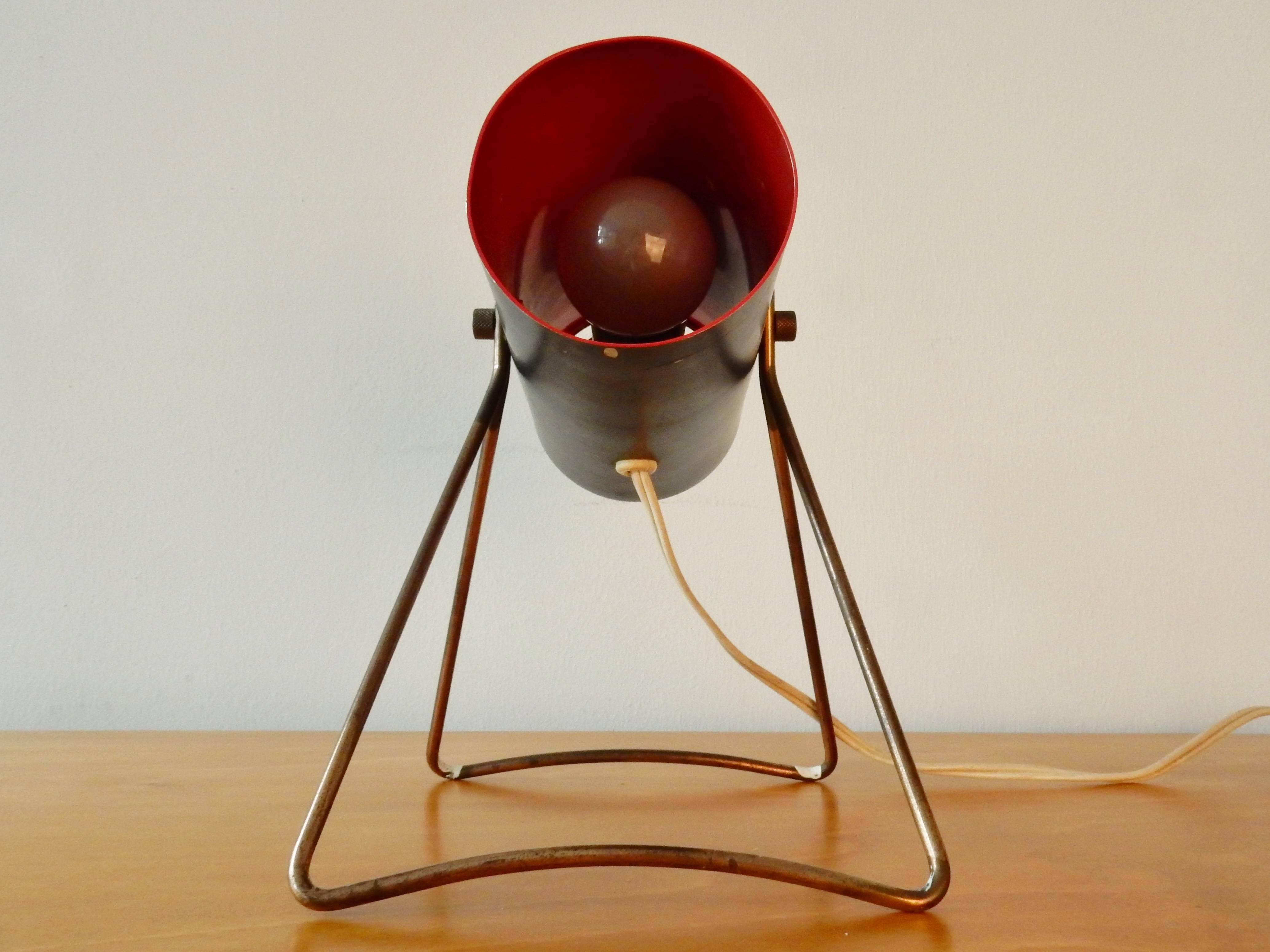 Set of Two Rare Table Lamps by Svend Aage Holm Sørensen for ASEA, Sweden, 1950s For Sale 2