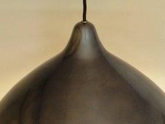 Blue or Petrol Metal Pendant Lamp by Lisa Johansson-Pape, Finland, 1960s