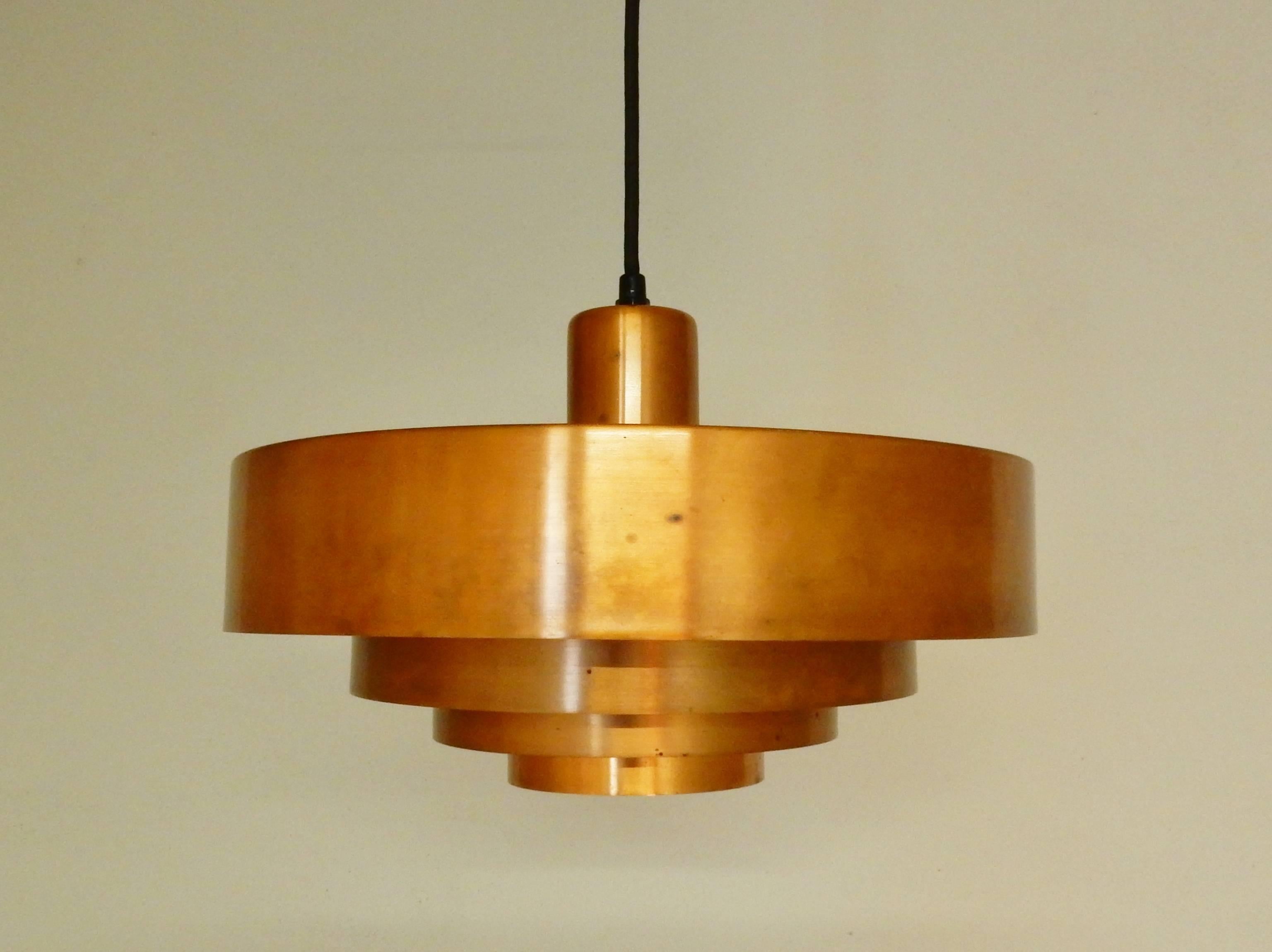 Danish Model 'Roulet' Pendant Lamp by Jo Hammerborg for Fog & Mørup, Denmark, 1960s