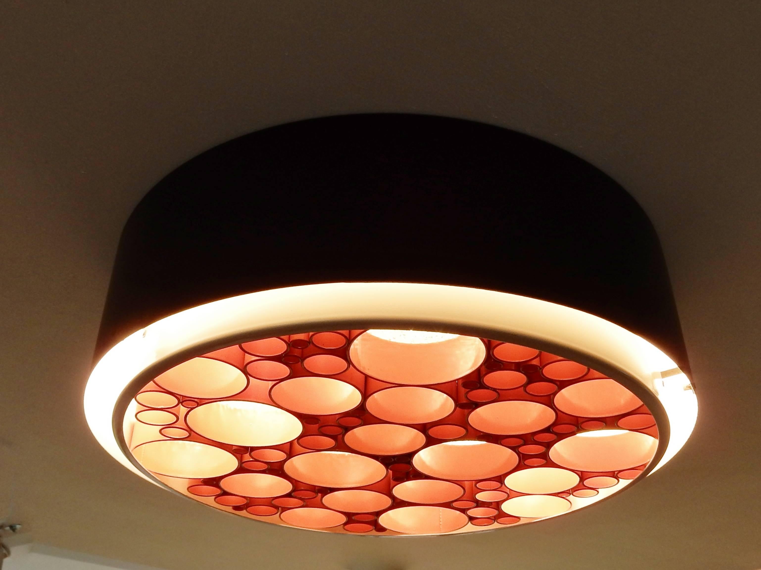 Model 'Alliance' or 'P-1474' ceiling lamp by RAAK Amsterdam, Netherlands, 1970s 1