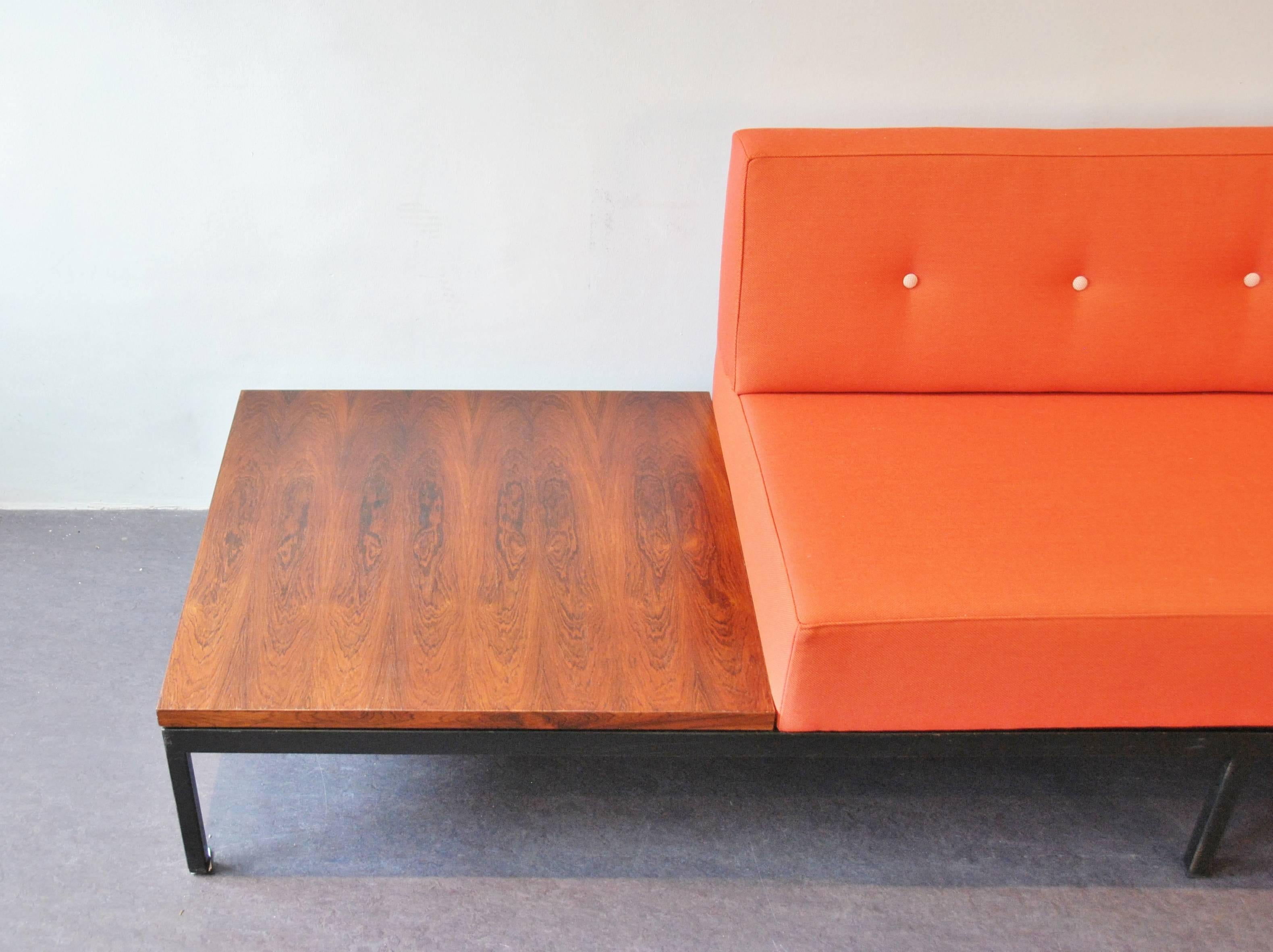 20th Century Modernist Sofa by Kho Liang Ie for Artifort in New Kvadrat Fabric In Excellent Condition In Steenwijk, NL
