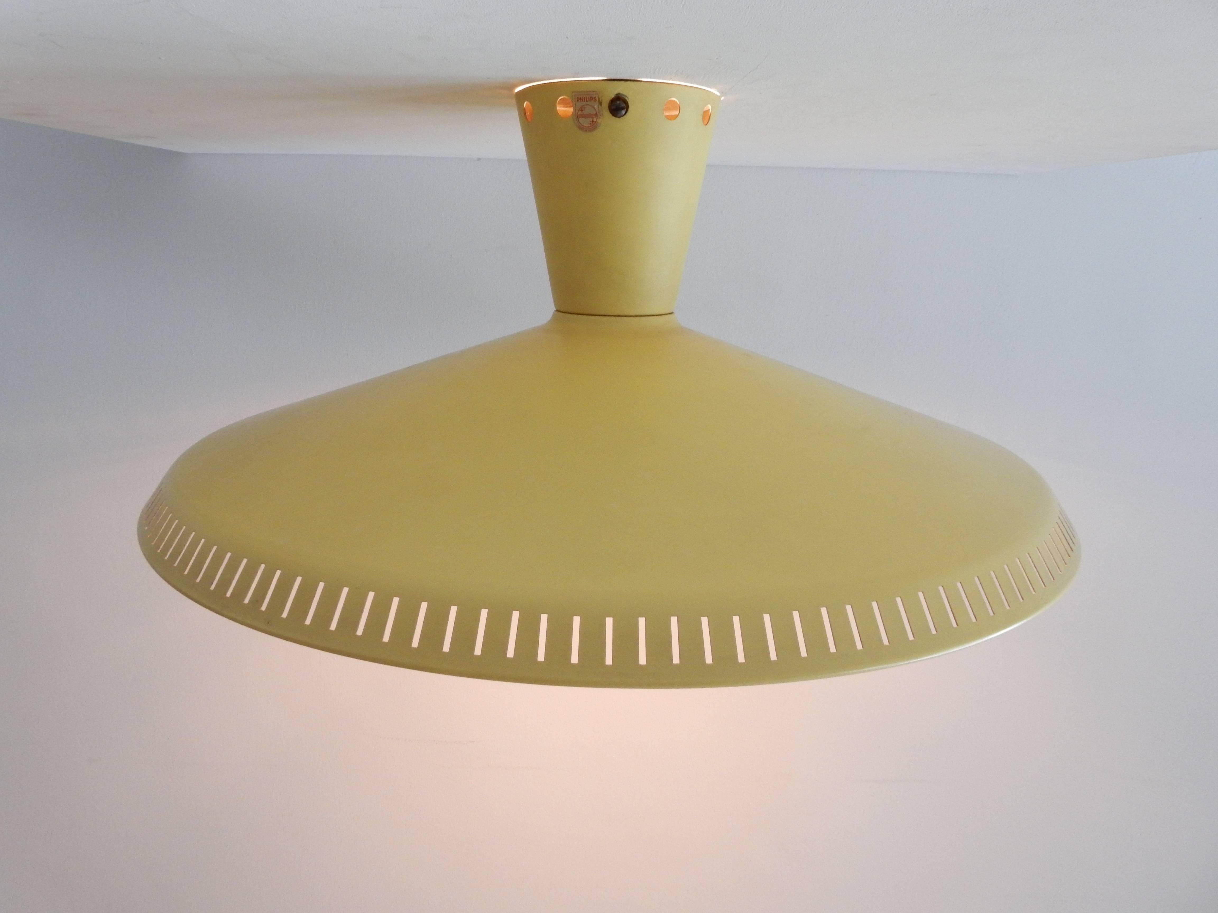 Dutch Model 'NB93' Ceiling Lamp by Louis Kalff for Philips. Netherlands, Late 1950s