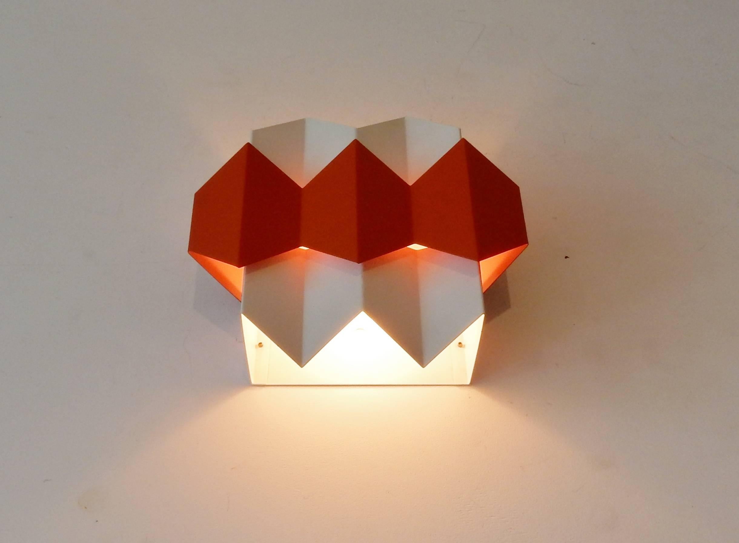Mid-Century Modern Set of Two Wall Lights by Lyfa, Denmark, Late 1960s-Early 1970s