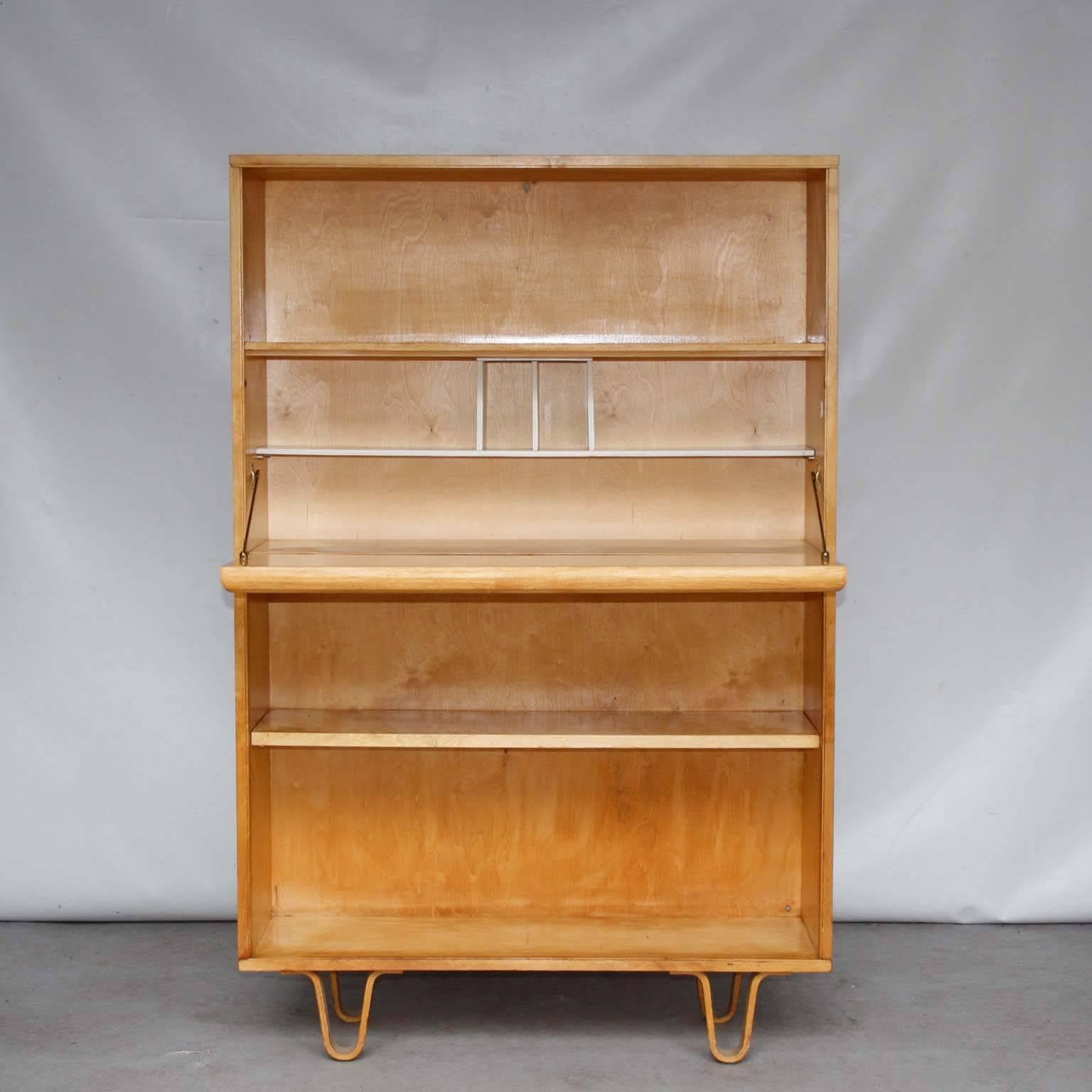 Mid-Century Modern Secretaire / Bookcase BB04 by Cees Braakman for Pastoe, 1951 For Sale