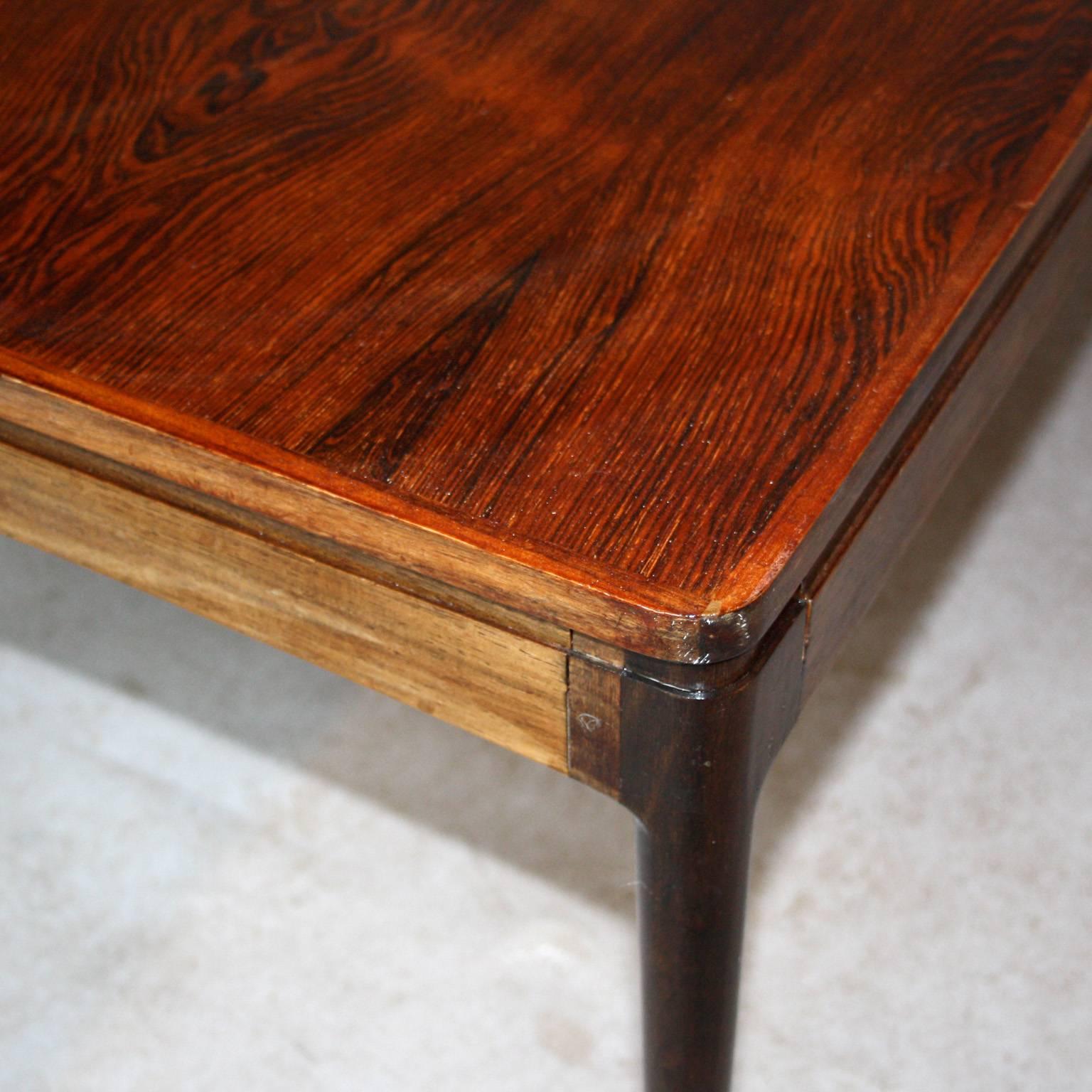 Rosewood Danish Coffee Table by Christian Linneberg In Good Condition For Sale In Lijnden, Noord-Holland