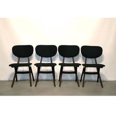 Dining Chairs by Louis Van Teeffelen for Wébé, Dutch Design, 1950s