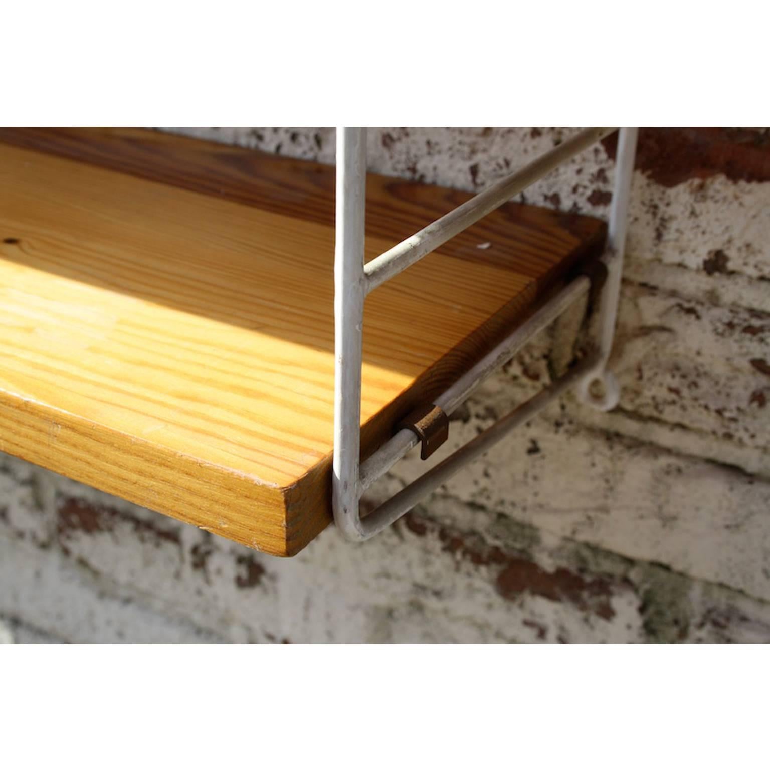 Mid-20th Century Minimalistic Shelving System by Nils “Nisse” Strinning for String, Sweden, 1949 For Sale