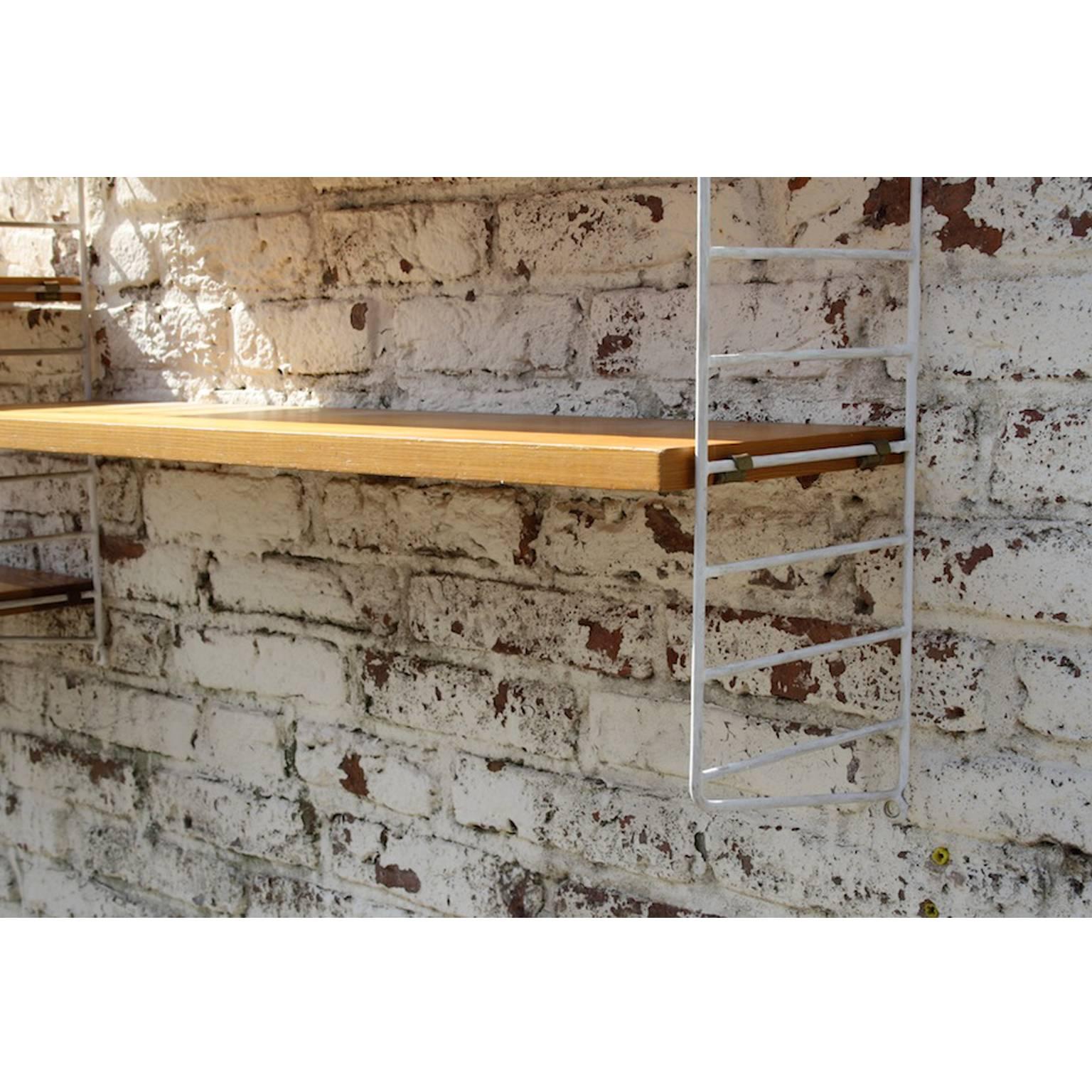 Swedish Minimalistic Shelving System by Nils “Nisse” Strinning for String, Sweden, 1949 For Sale