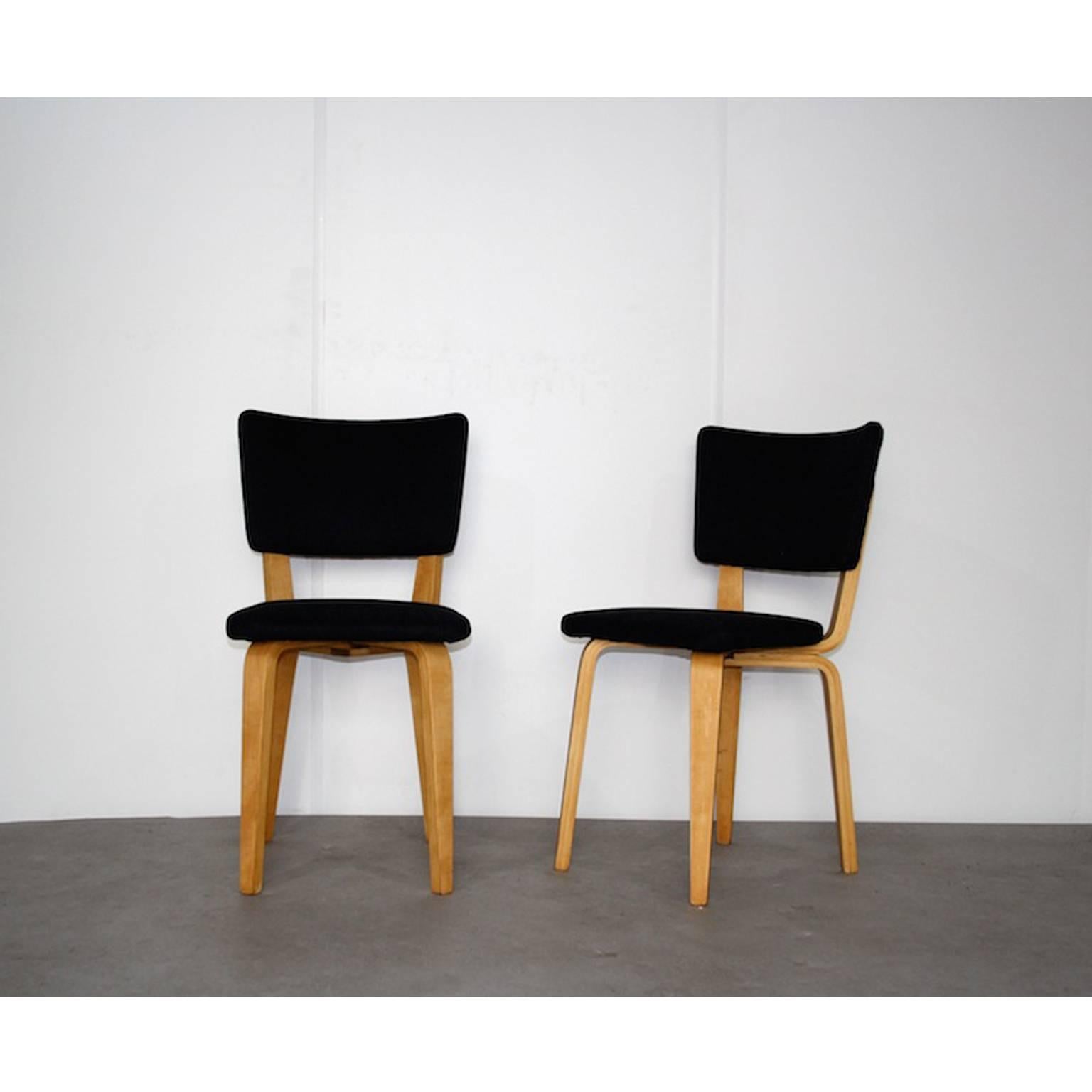 Mid-Century Modern Cor Alons for Gouda Den Boer Dining Chairs, Netherlands, 1960s For Sale