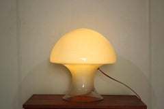 Gino Vistoso Murano Glass Mushroom Shaped Table Lamp, Italy, 1960s