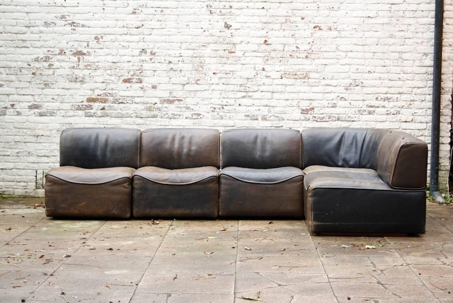 Swiss Sectional Leather Sofa 