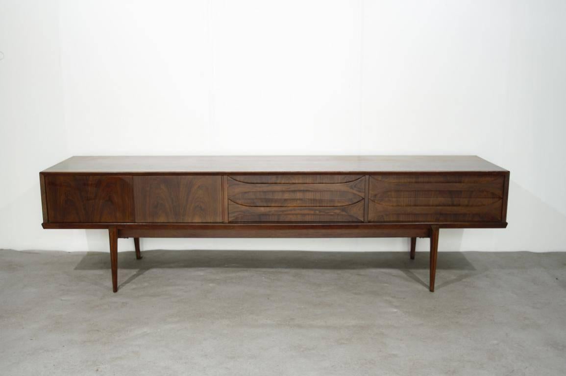Oswald Vermaercke for V-Form “Paola” Credenza or Sideboard, Belgium, 1959

In our opinion, one of the most beautiful sideboards of the midcentury. Designed by Oswald Vermaercke for V-Form Belgium, this sideboard was named after the Queen of