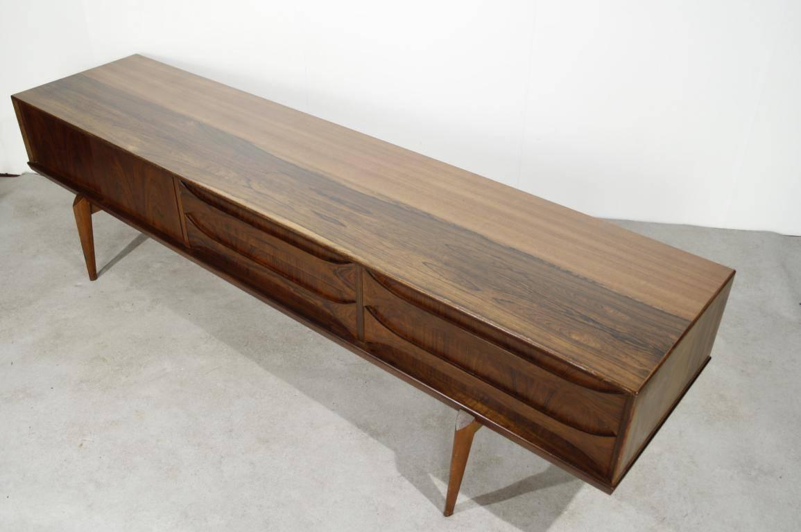 20th Century Oswald Vermaercke for V-Form “Paola” Credenza or Sideboard, Belgium, 1959