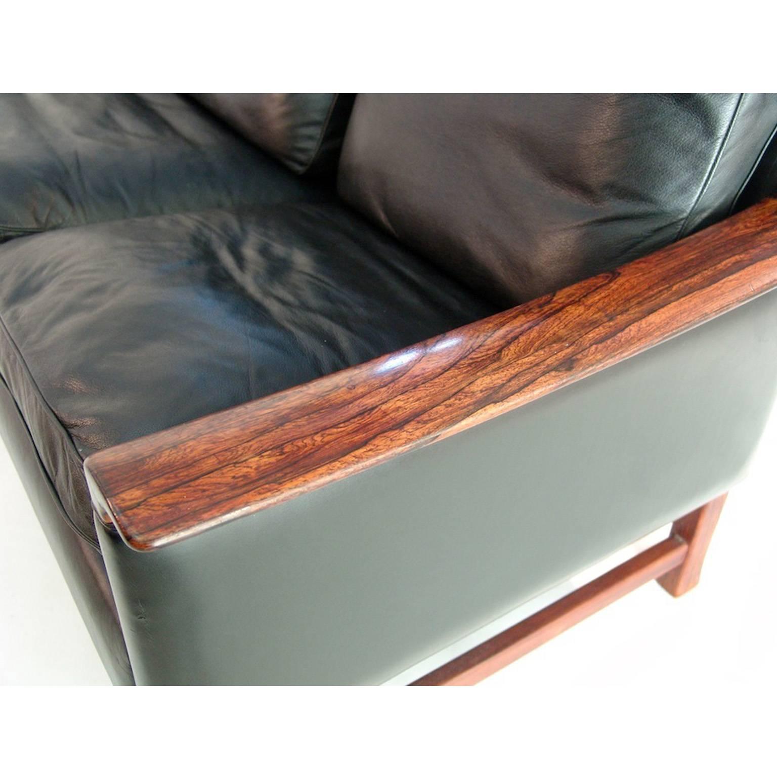 Leather Torbjørn Afdal “Minerva” Sofa for Bruksbo For Sale