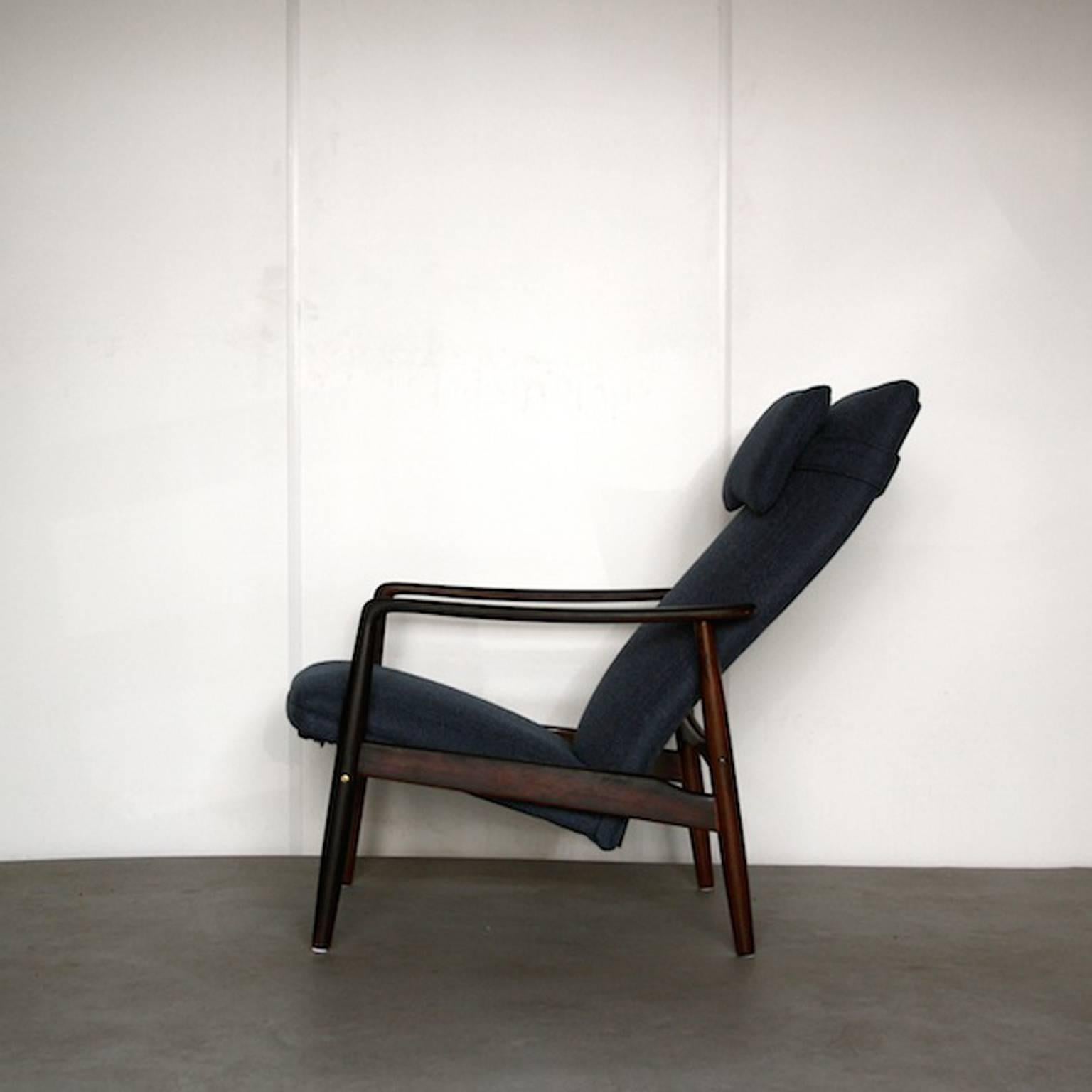 Mid-20th Century High Back Lounge Chair by Søren Ladefoged for SL Mobler, Danish Design, 1950s