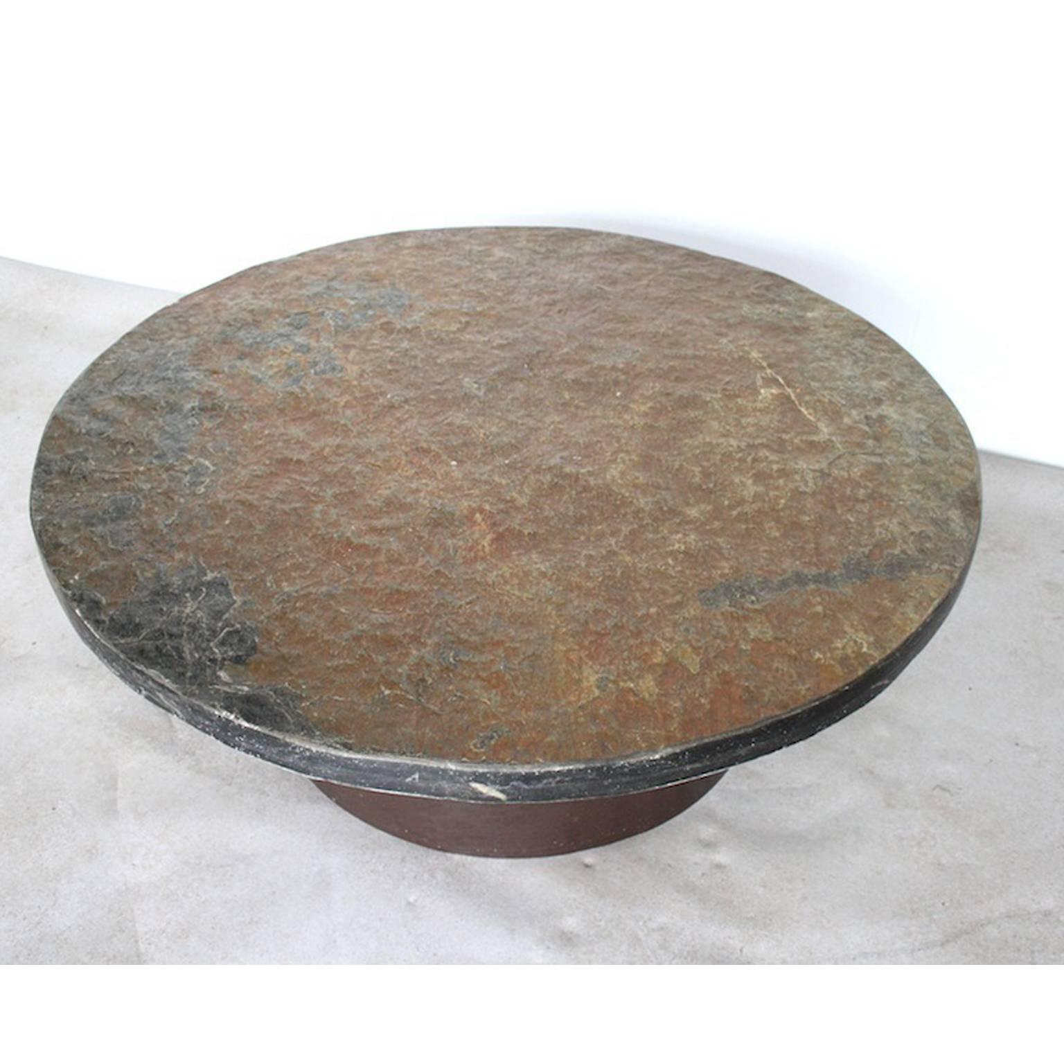 Dutch Brutalist Stone Coffee Table in the Style of Paul Kingma, 1960s