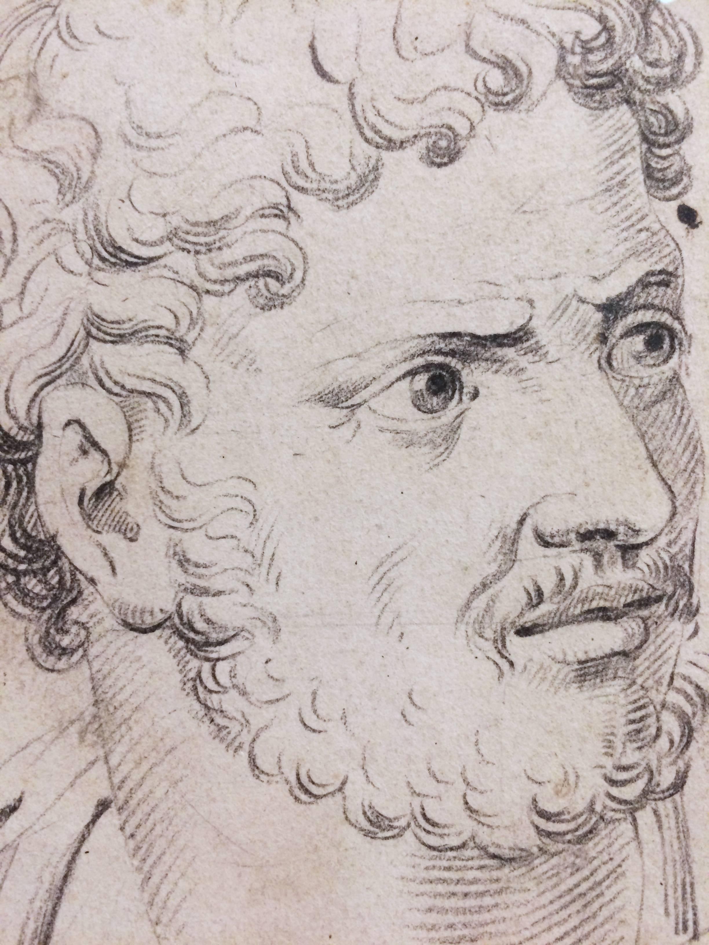 Disegno del ritratto di Antonino Pio In condizioni buone in vendita a New York, NY