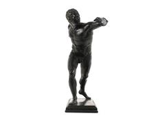 Large 19th Century Bronze Sculpture of Borghese Gladiator