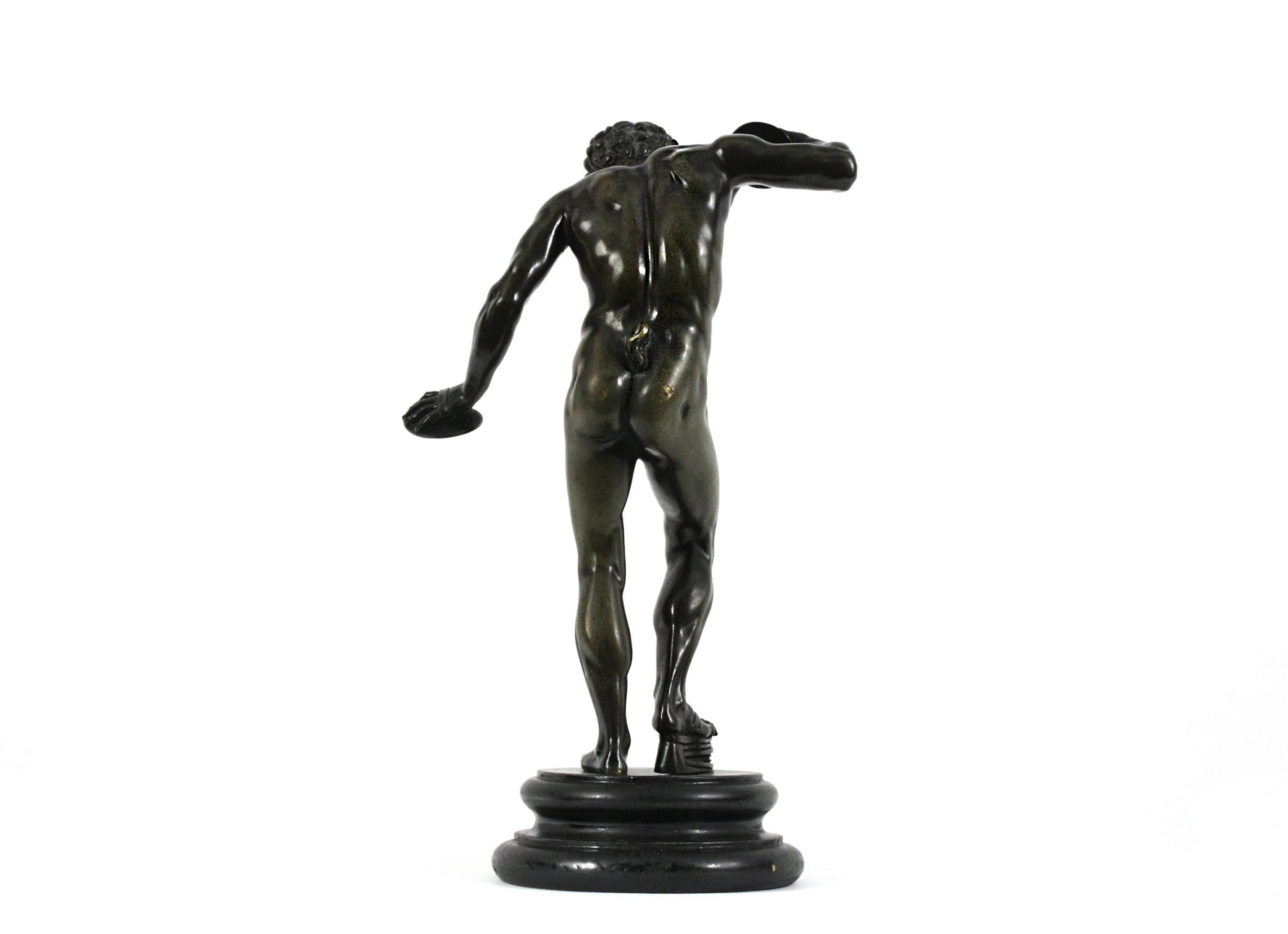 Italian Bronze Figure of Dancing Faun, After the Antique