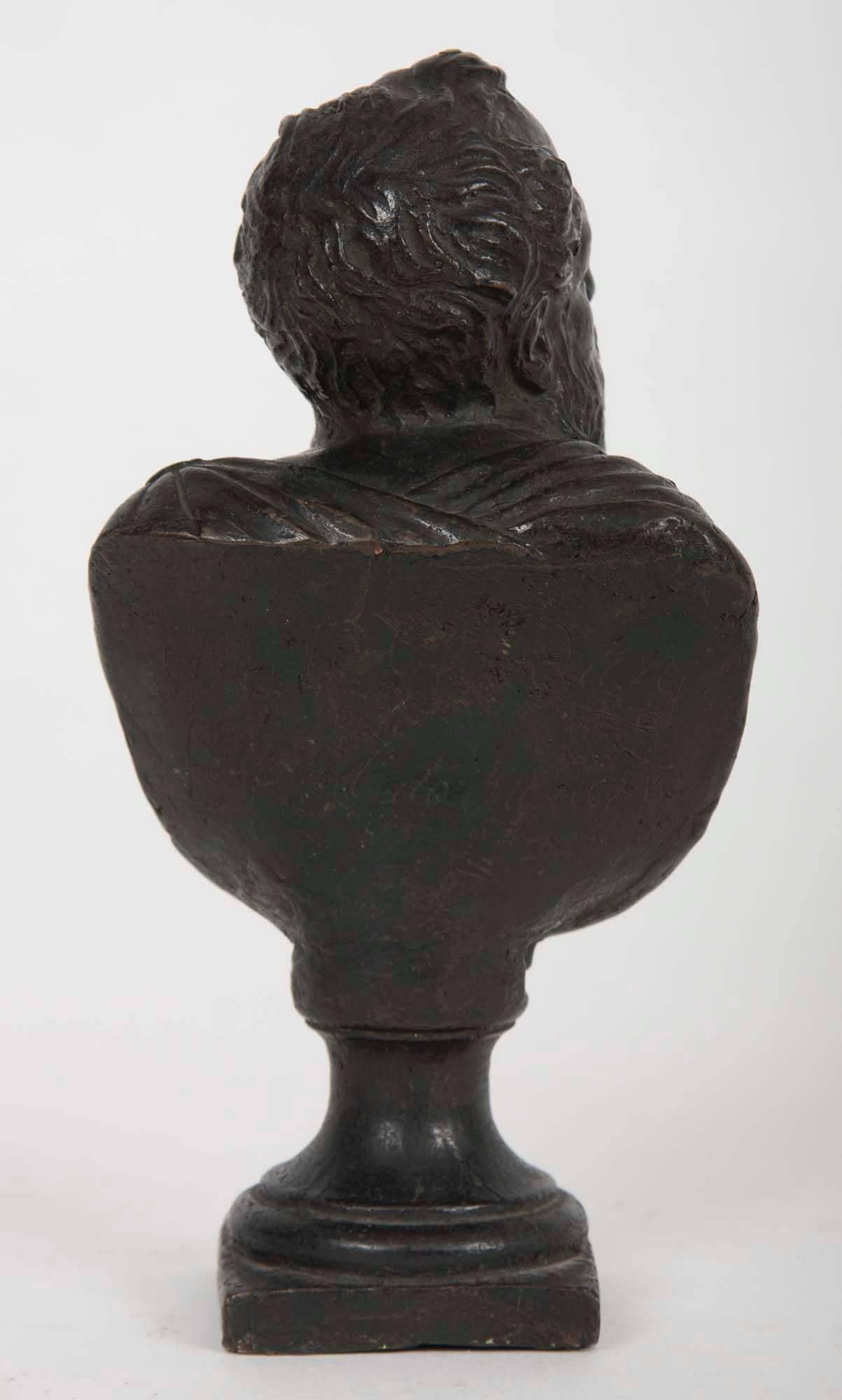 Italian 17th Century Venetian Renaissance Bronze Bust For Sale