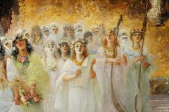 Antonio Rivas Spanish, Oil on Canvas, Harem Song