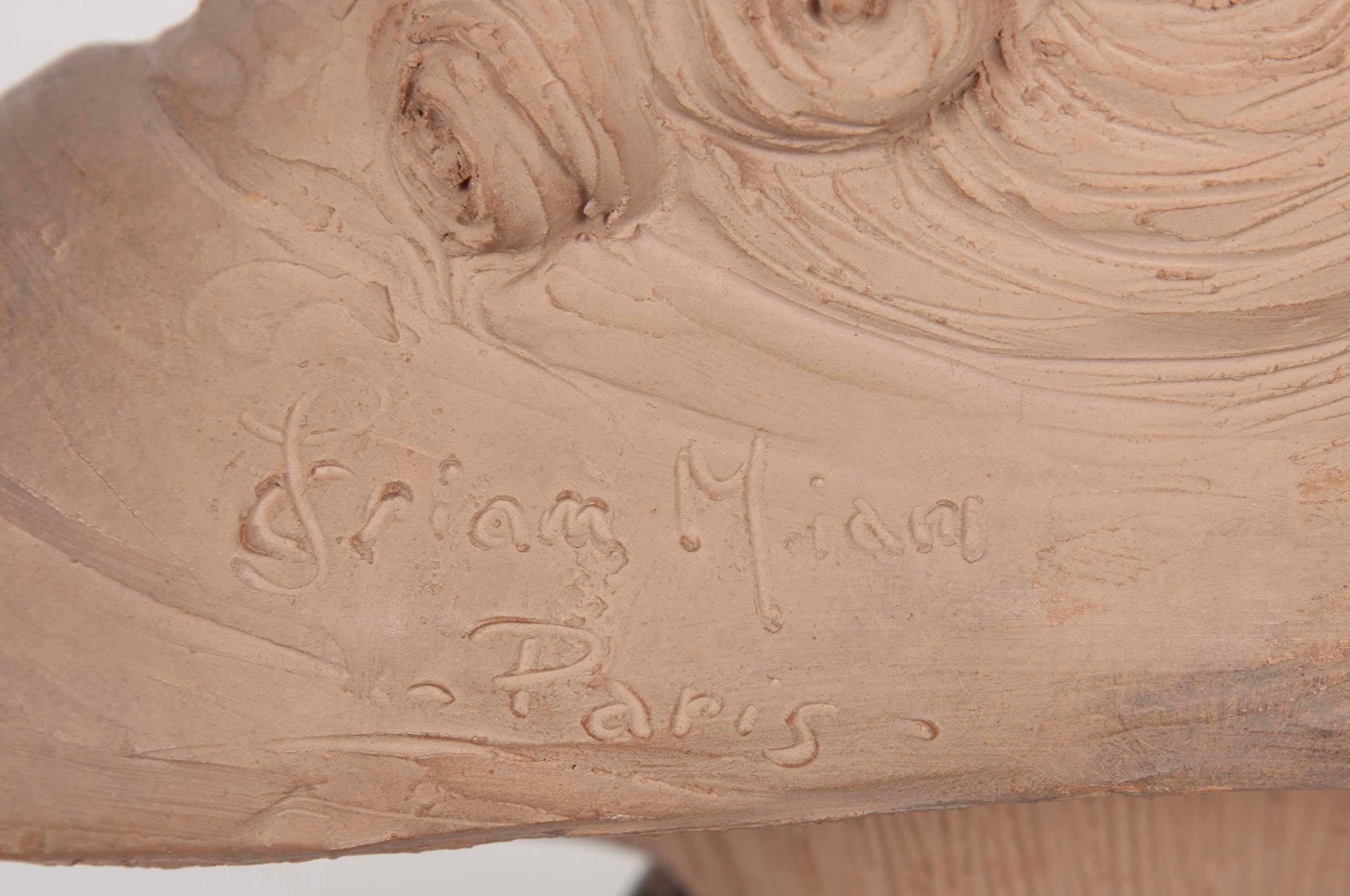Coppia di busti in terracotta francesi del XIX secolo in vendita 4