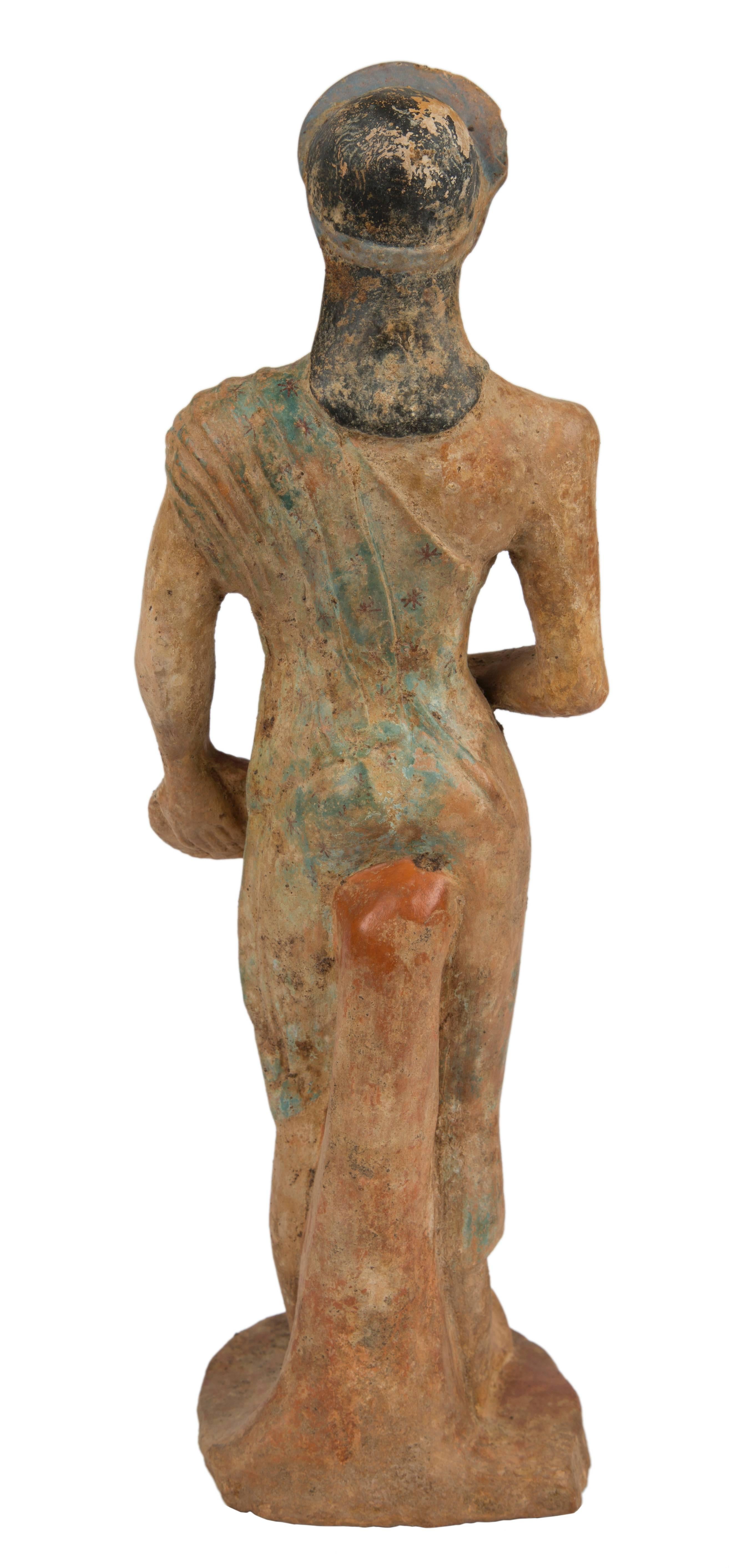 Roman Terracotta Etruscan Figure In Good Condition In New York, NY