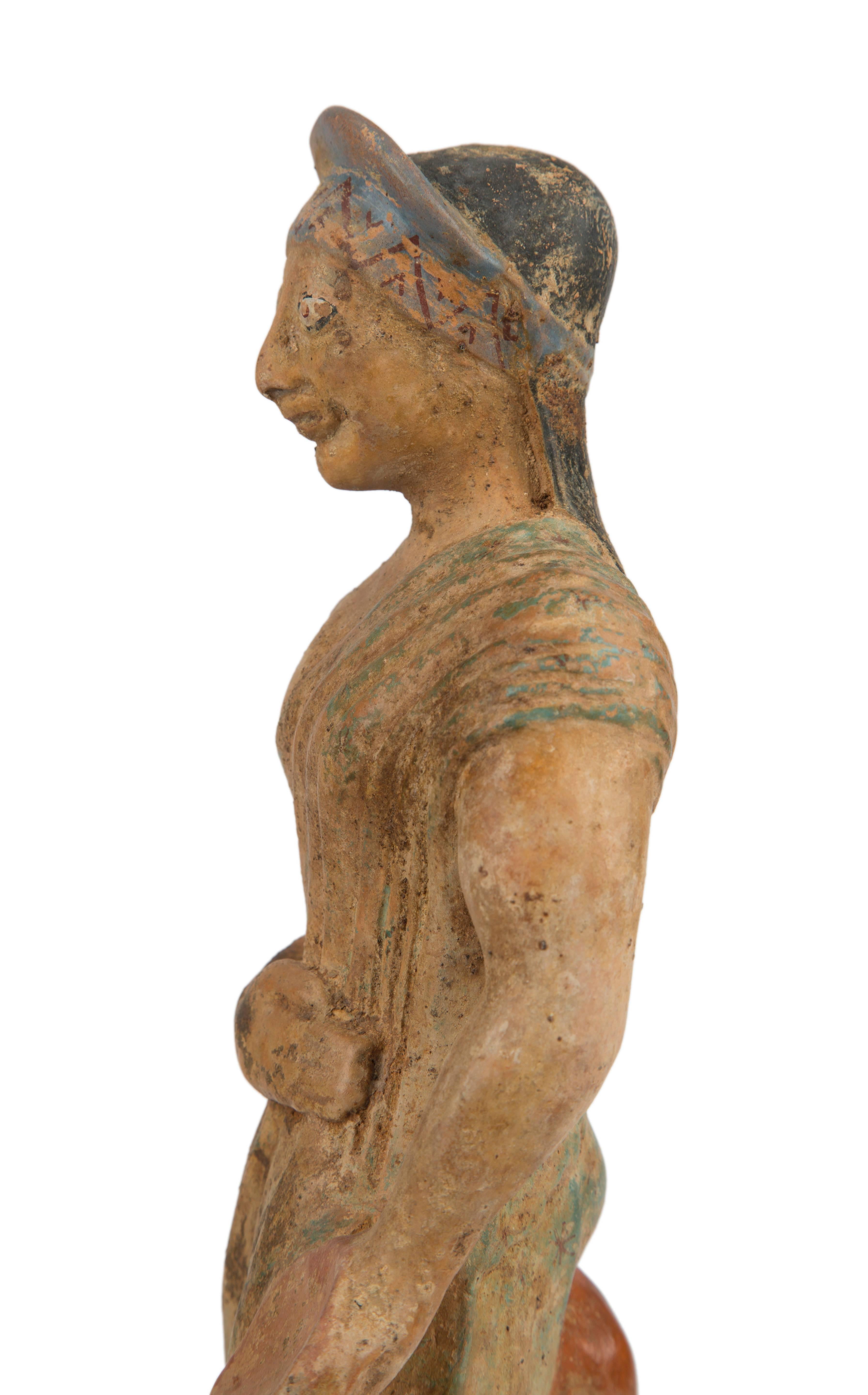 18th Century and Earlier Roman Terracotta Etruscan Figure