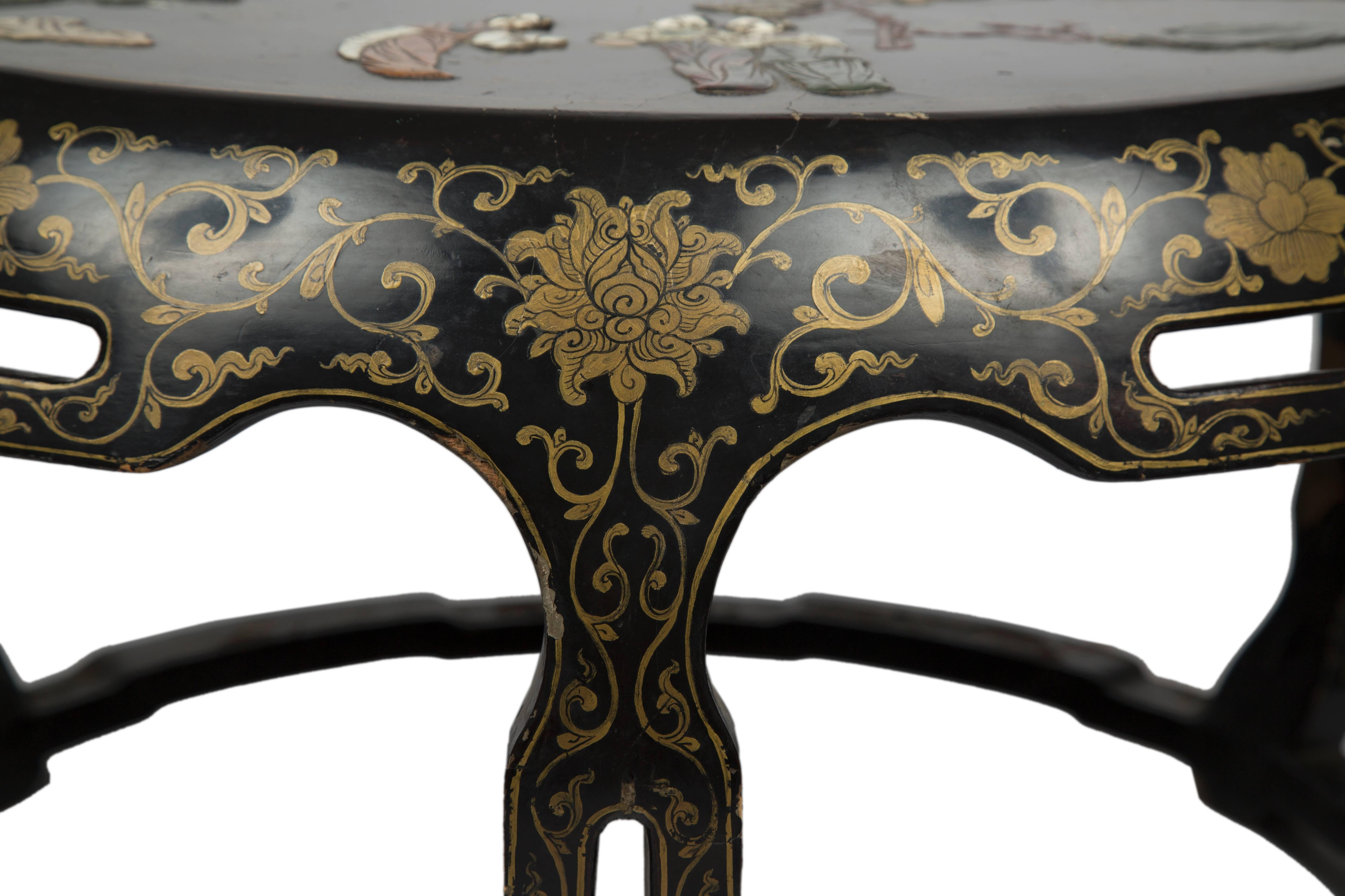 chinese round coffee table